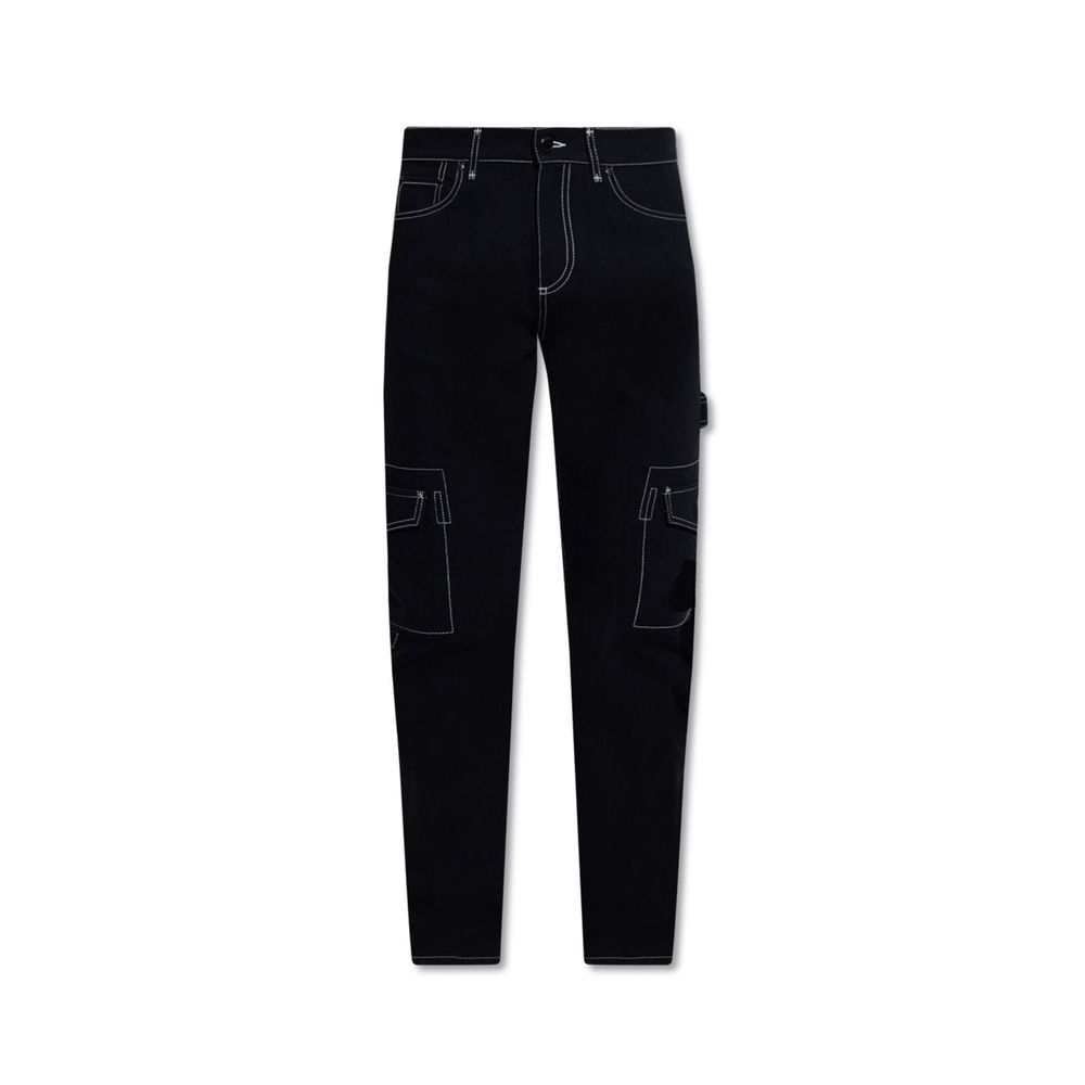 Denim Cargo Pants