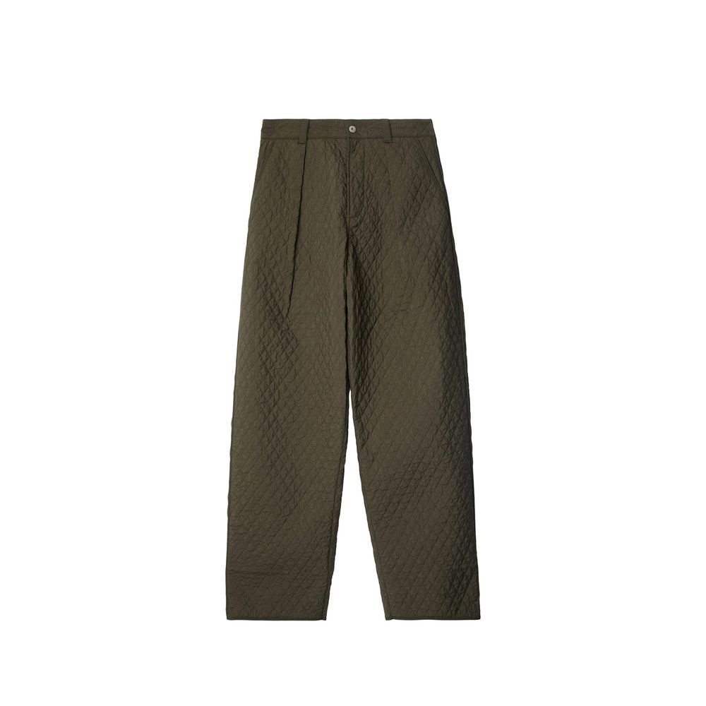 Quilted Pleated Pants