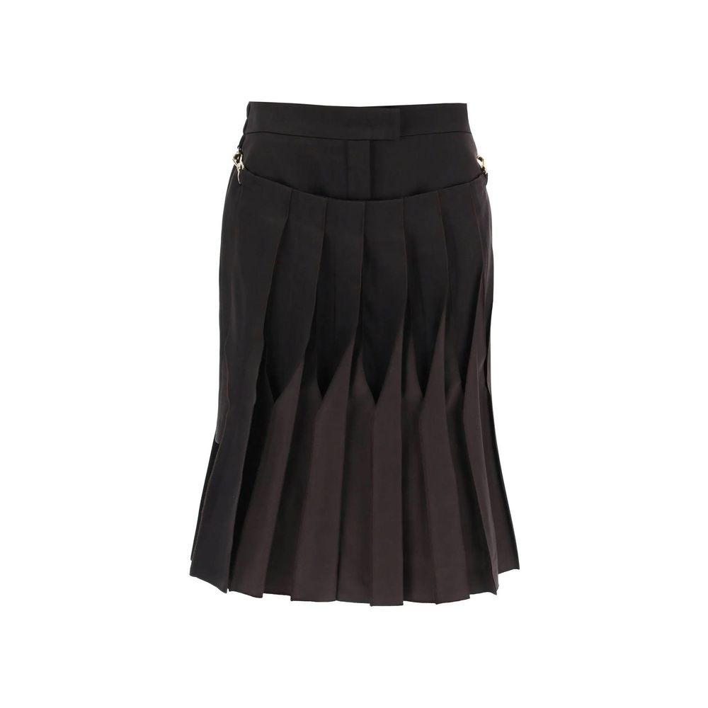 Cotton And Silk Washed Skirt