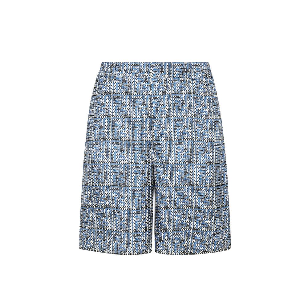 Printed Silk Shorts