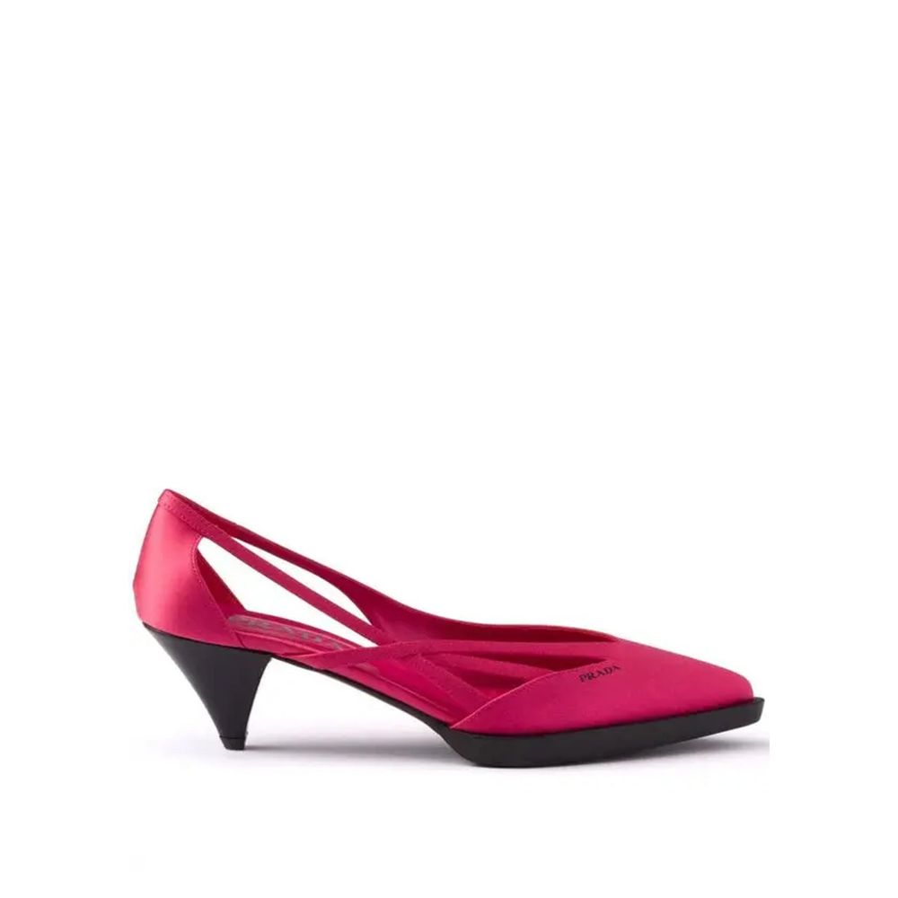 55mm Satin Cut-Out Pumps