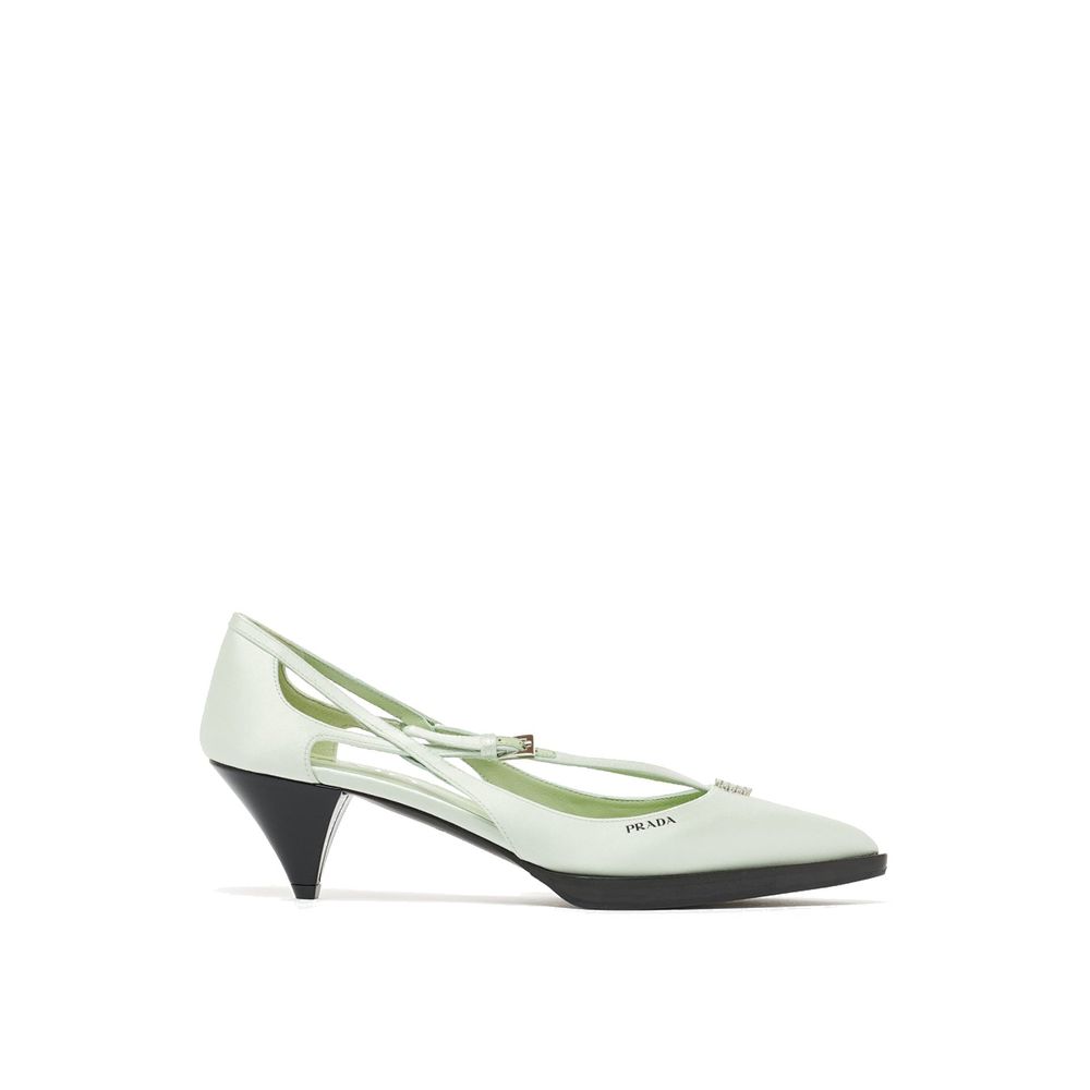 Cut-Out Satin Pumps