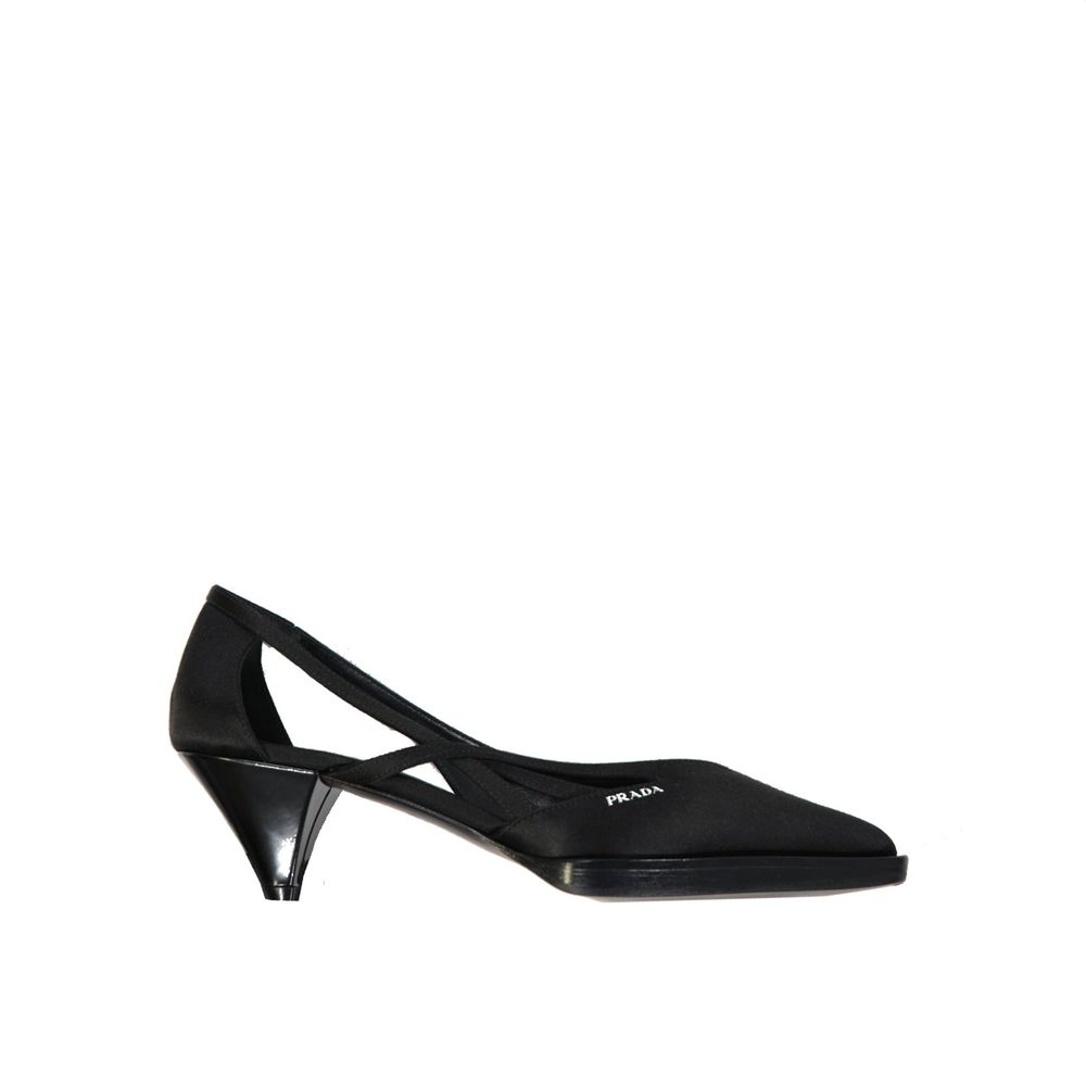55mm Cut-Out Satin Pumps
