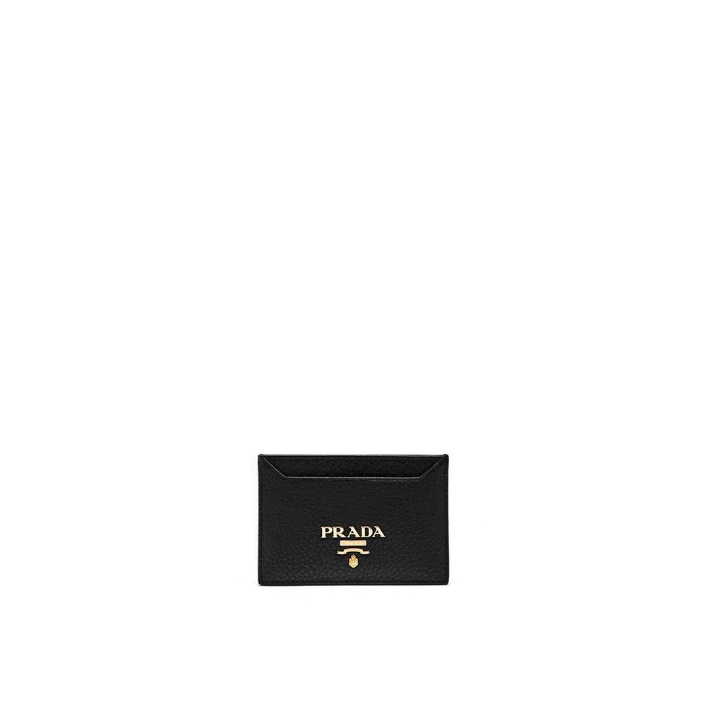 Logo Leather Card Holder