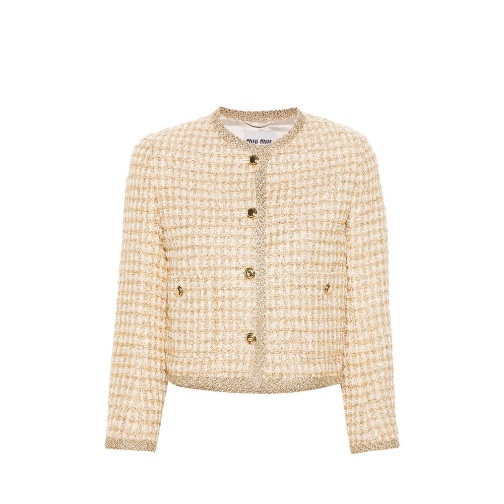 Check Lamé Jacket