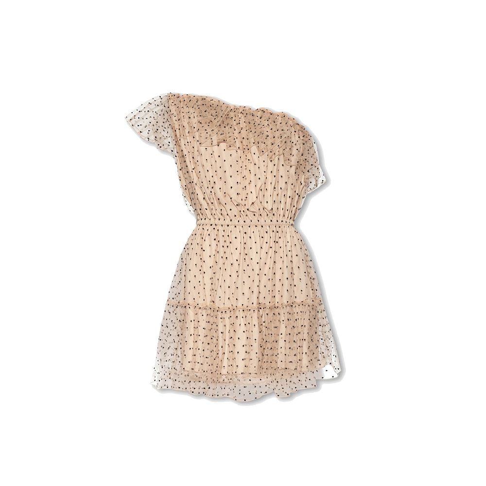 One-Shoulder Tulle Dress