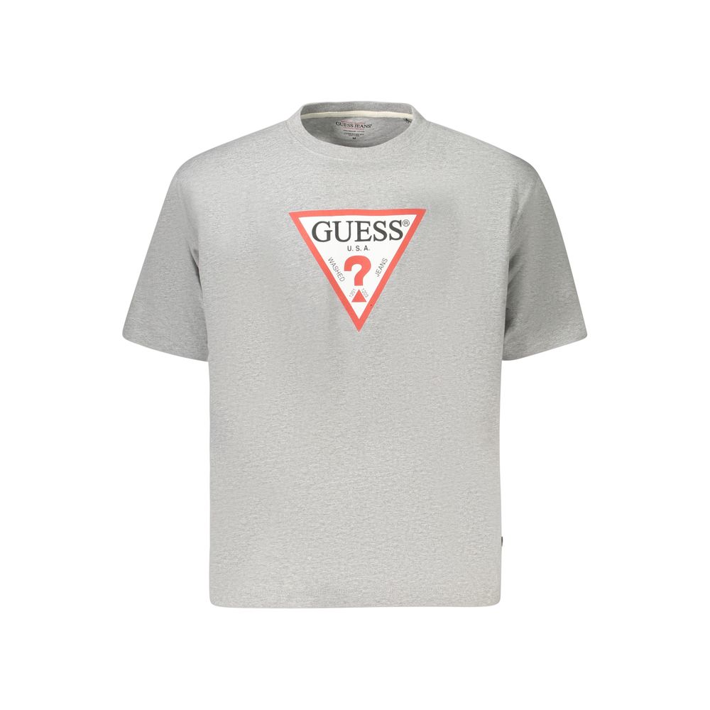 Gray Cotton Women T-Shirt