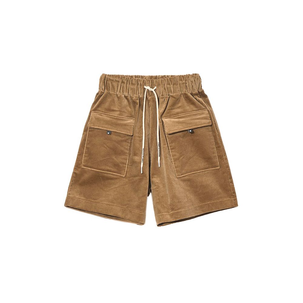 Brown Cotton Short