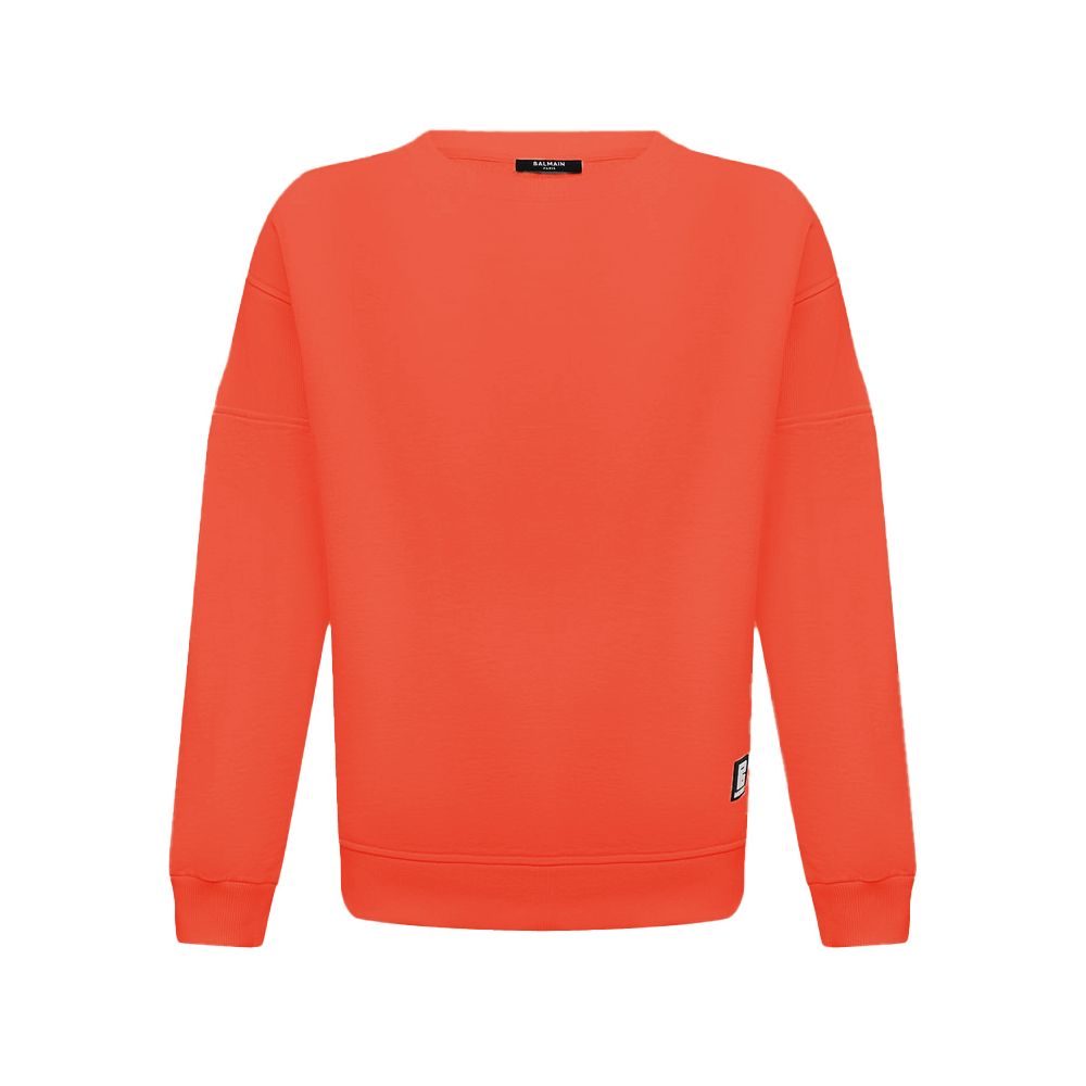 Orange Cotton Sweater