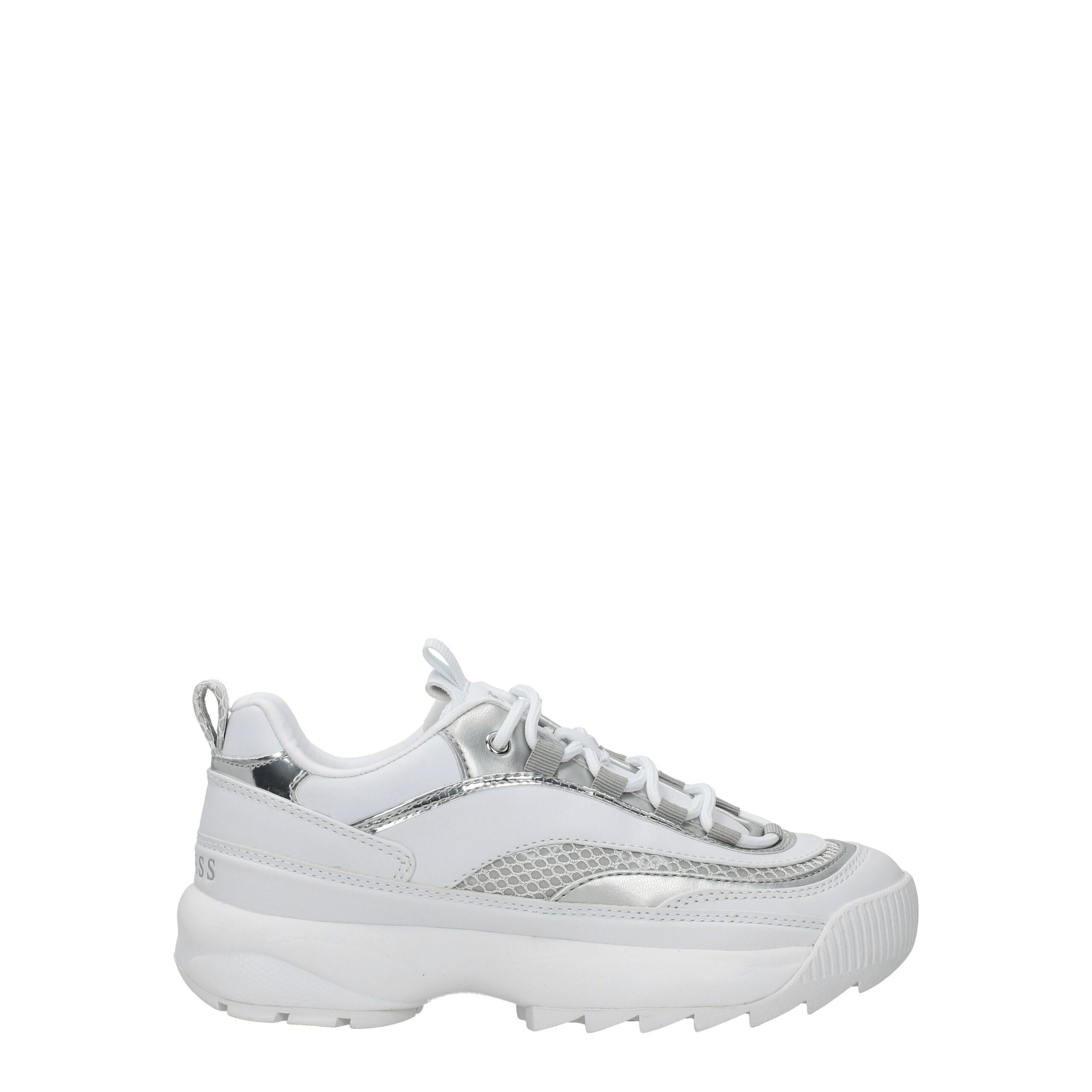 White Polyethylene Chunky Sneakers