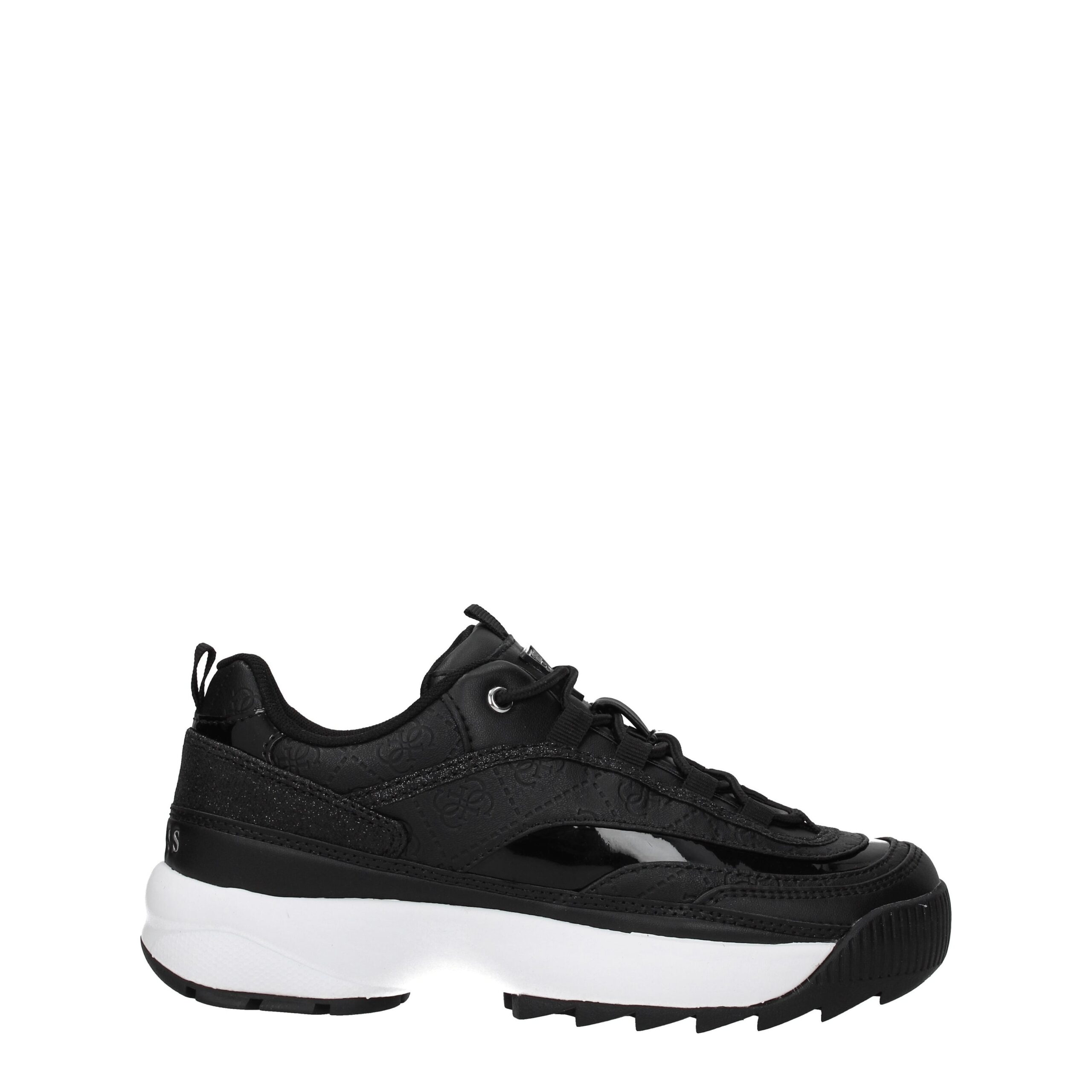 Black Polyethylene Chunky Sneakers