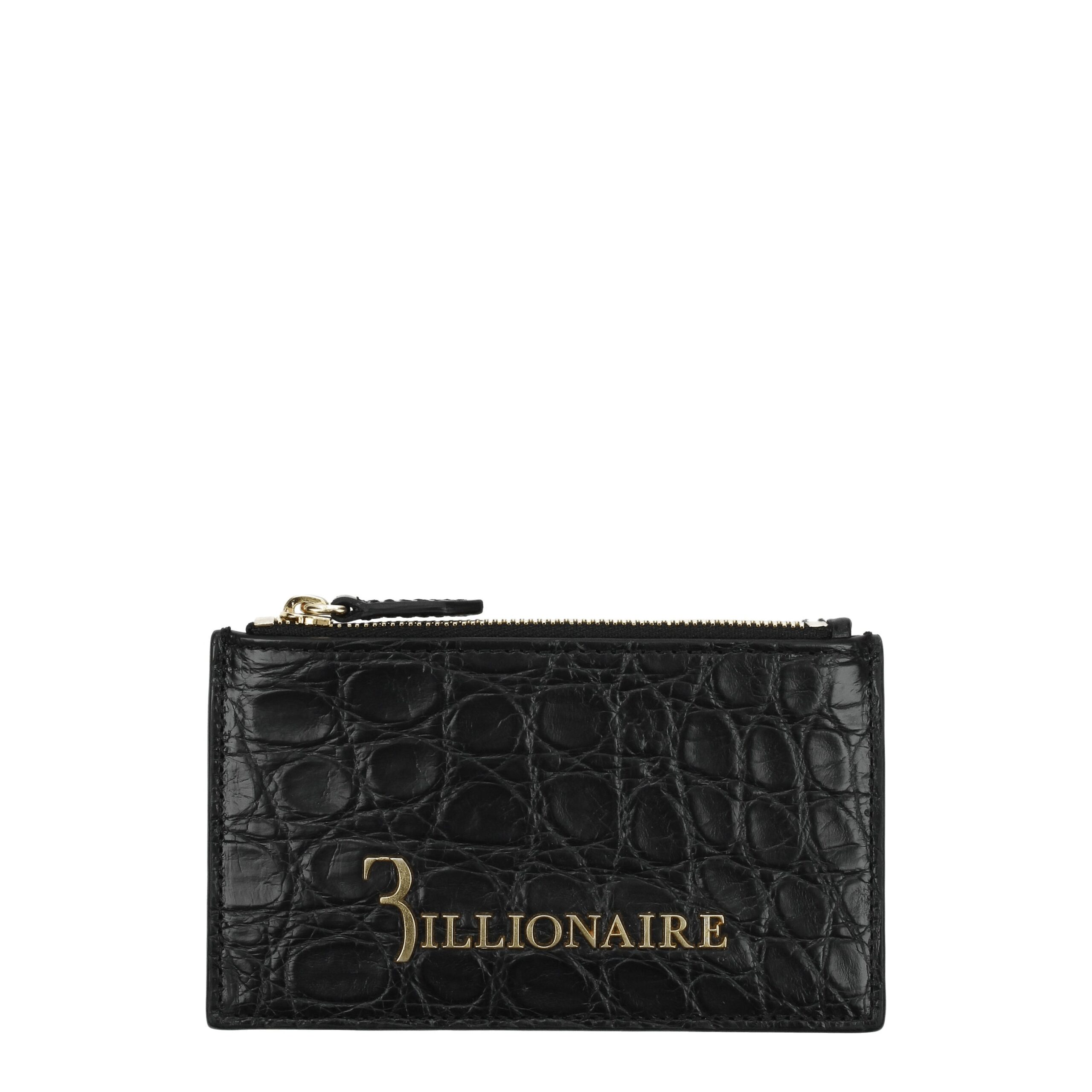 Black Crocodile Cardholder