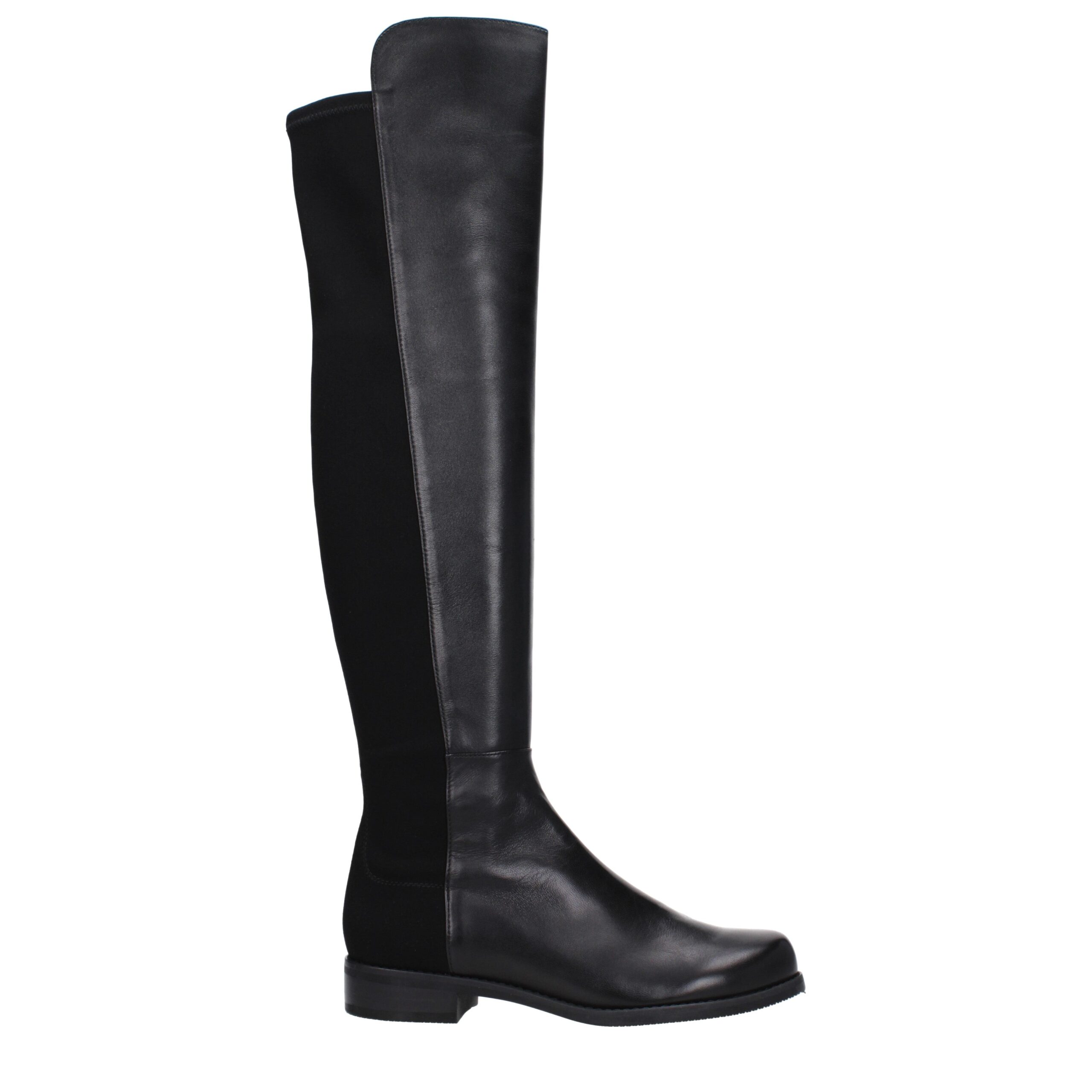 Black Leather Over The Knee