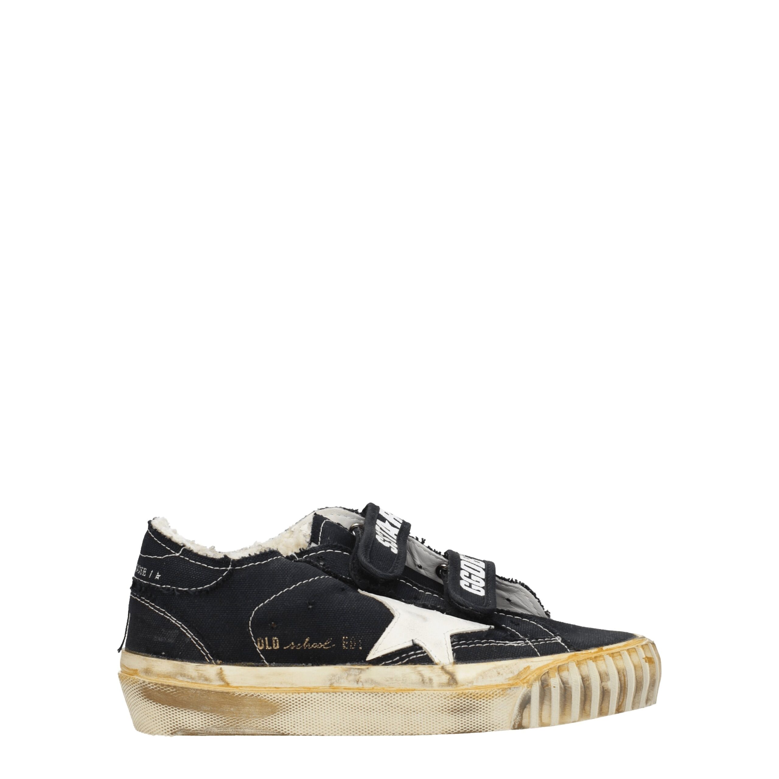 Black Fabric Sneakers