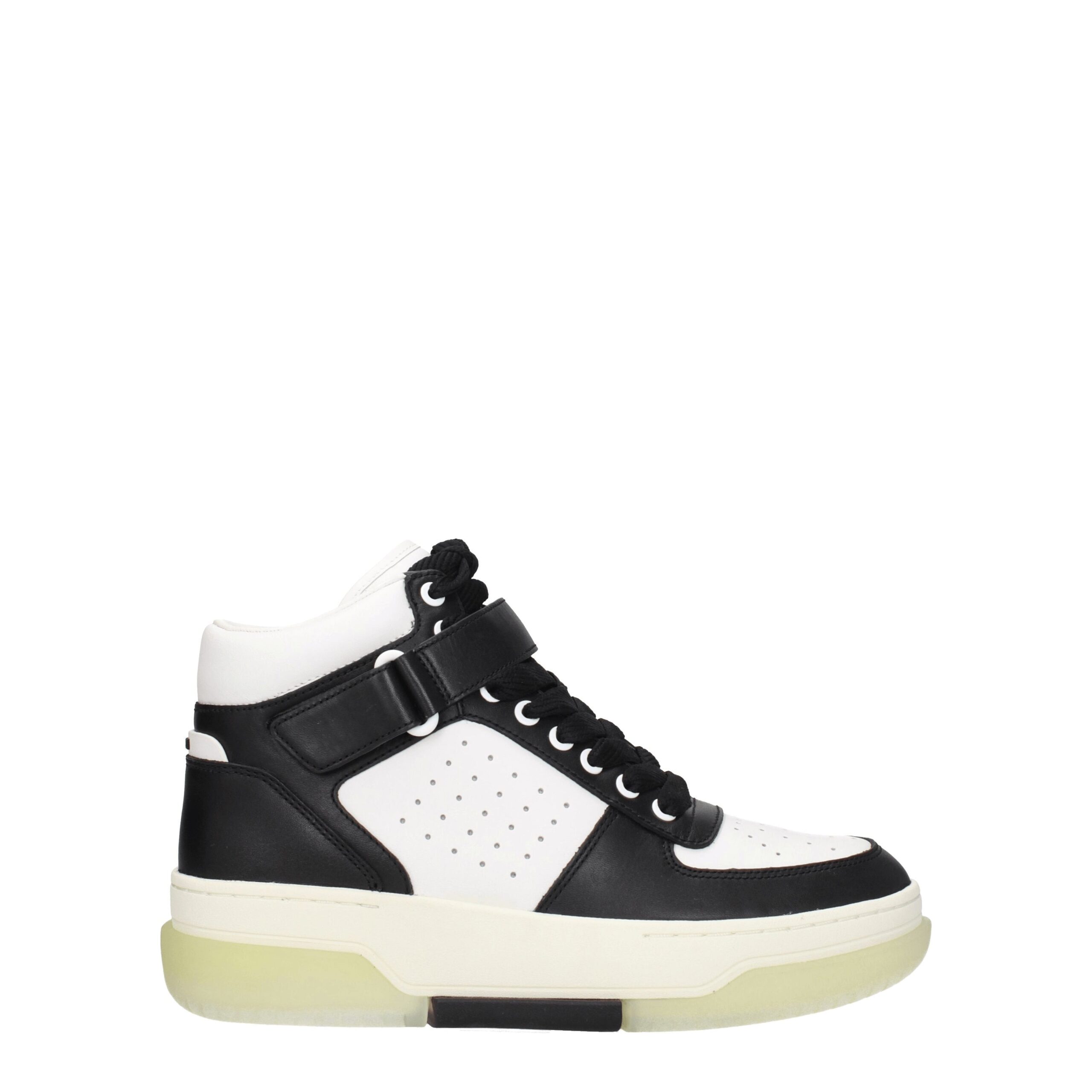 Black Leather High Tops