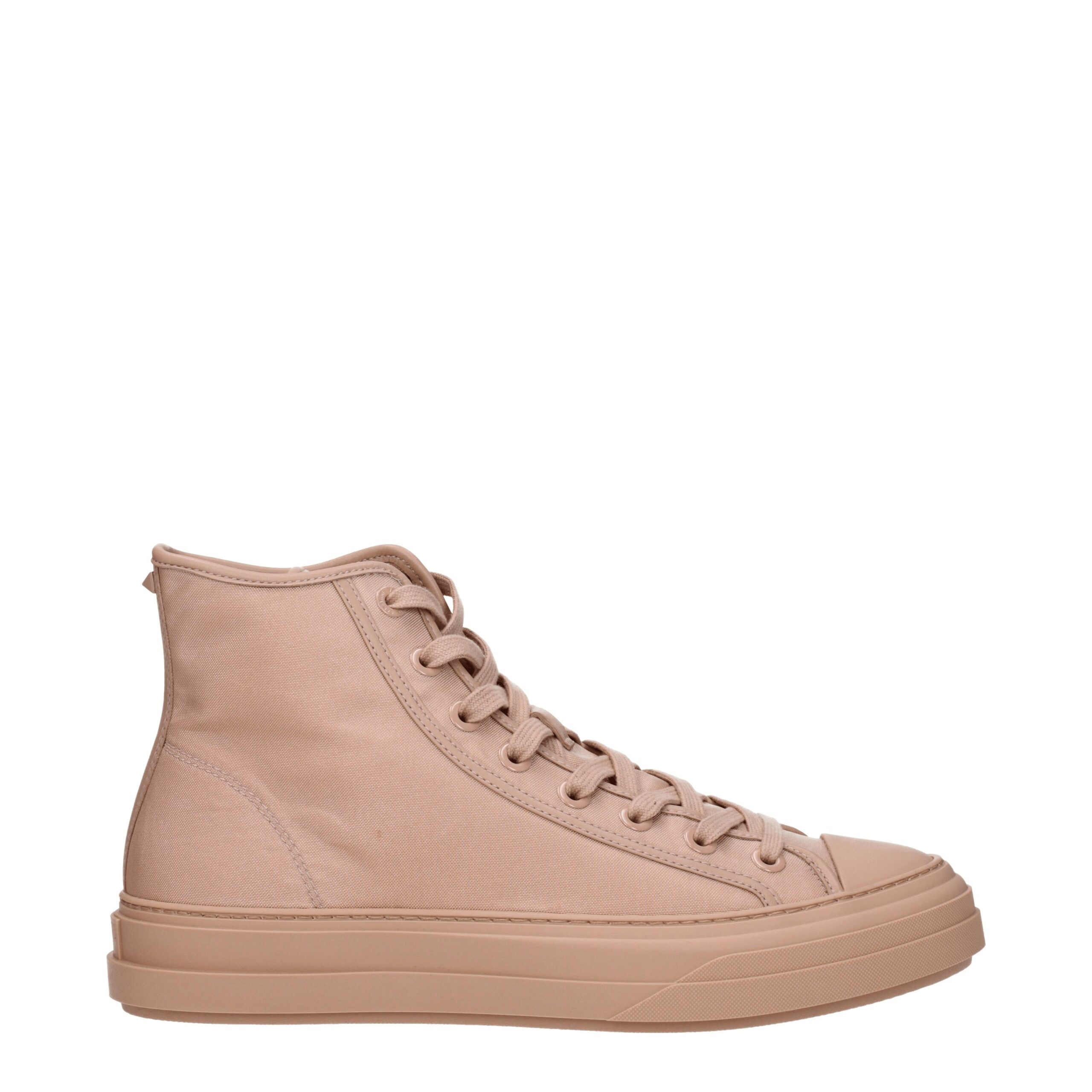 Pink Fabric High Tops
