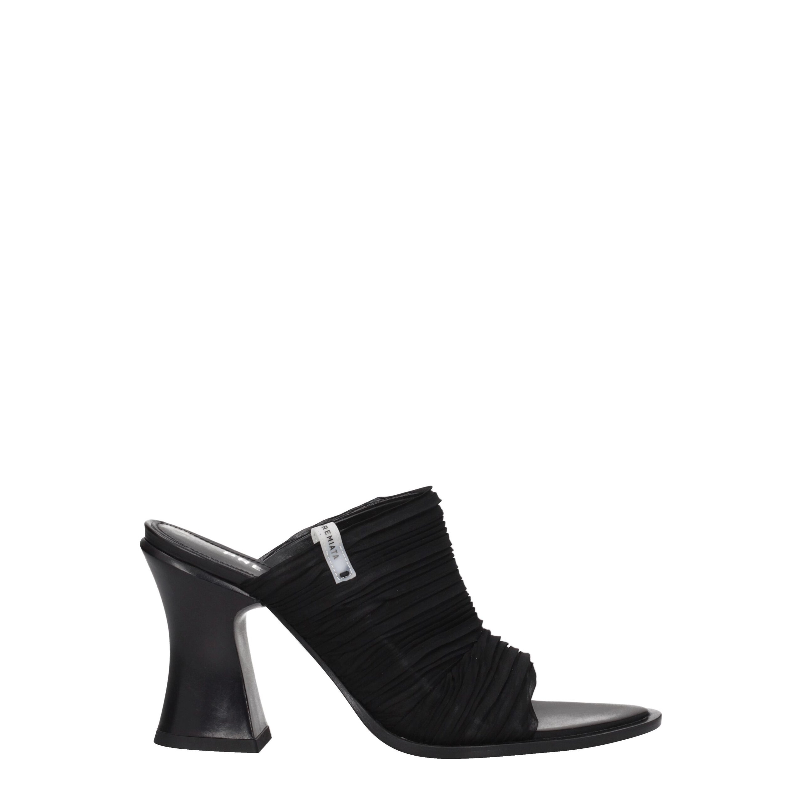 Black Fabric Platforms