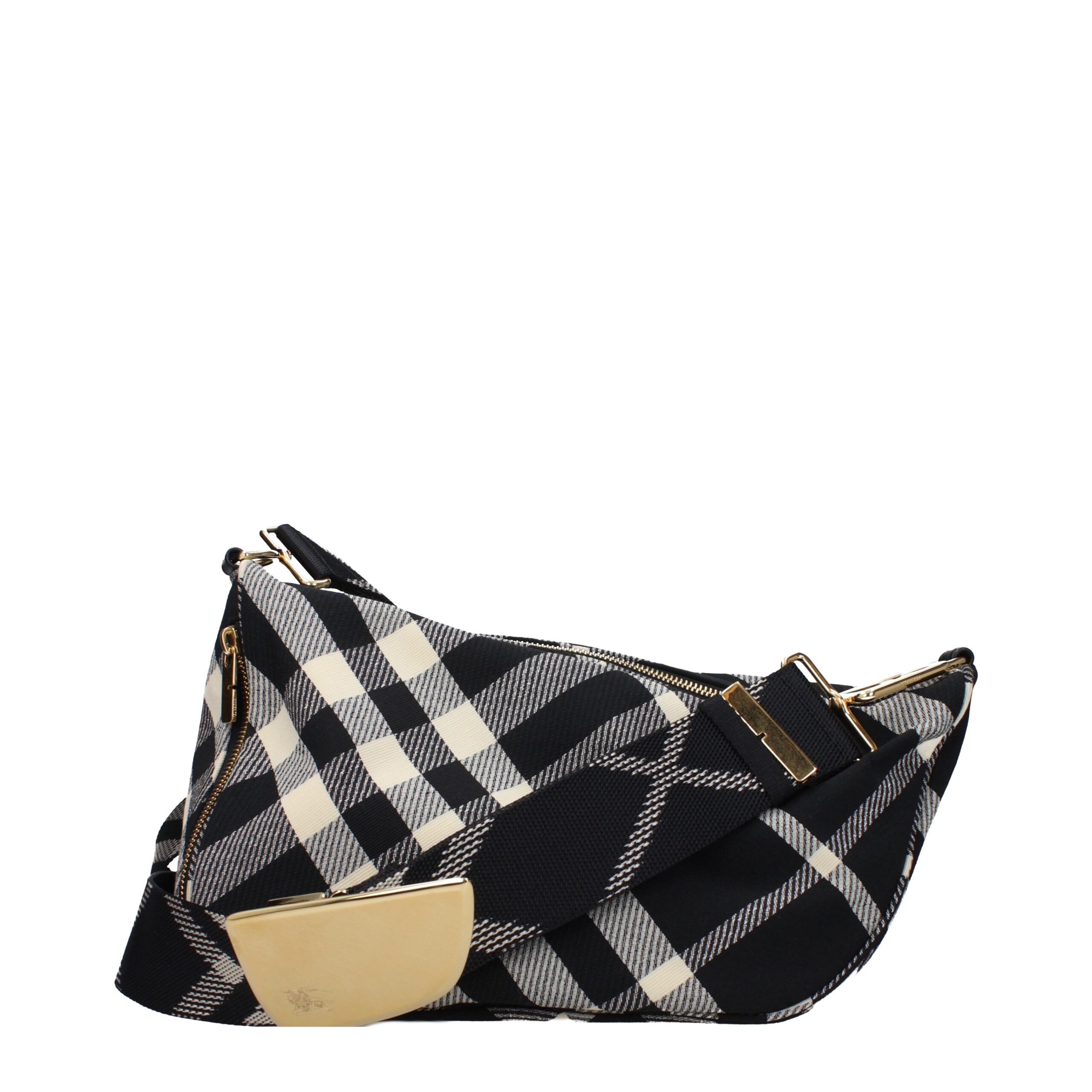Black Fabric Crossbody Bags