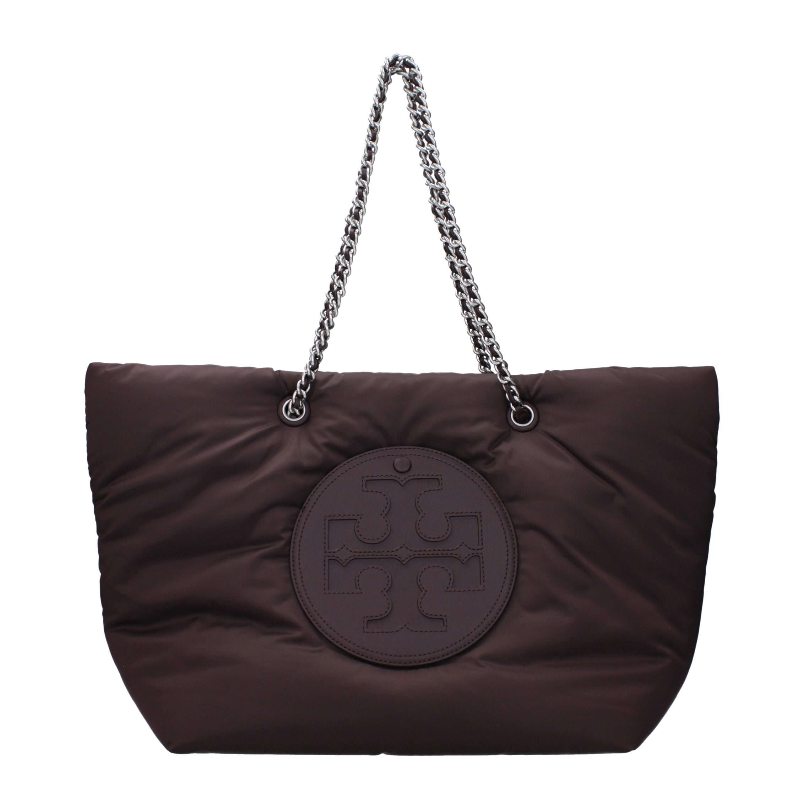 Purple Fabric Shoulder Bags