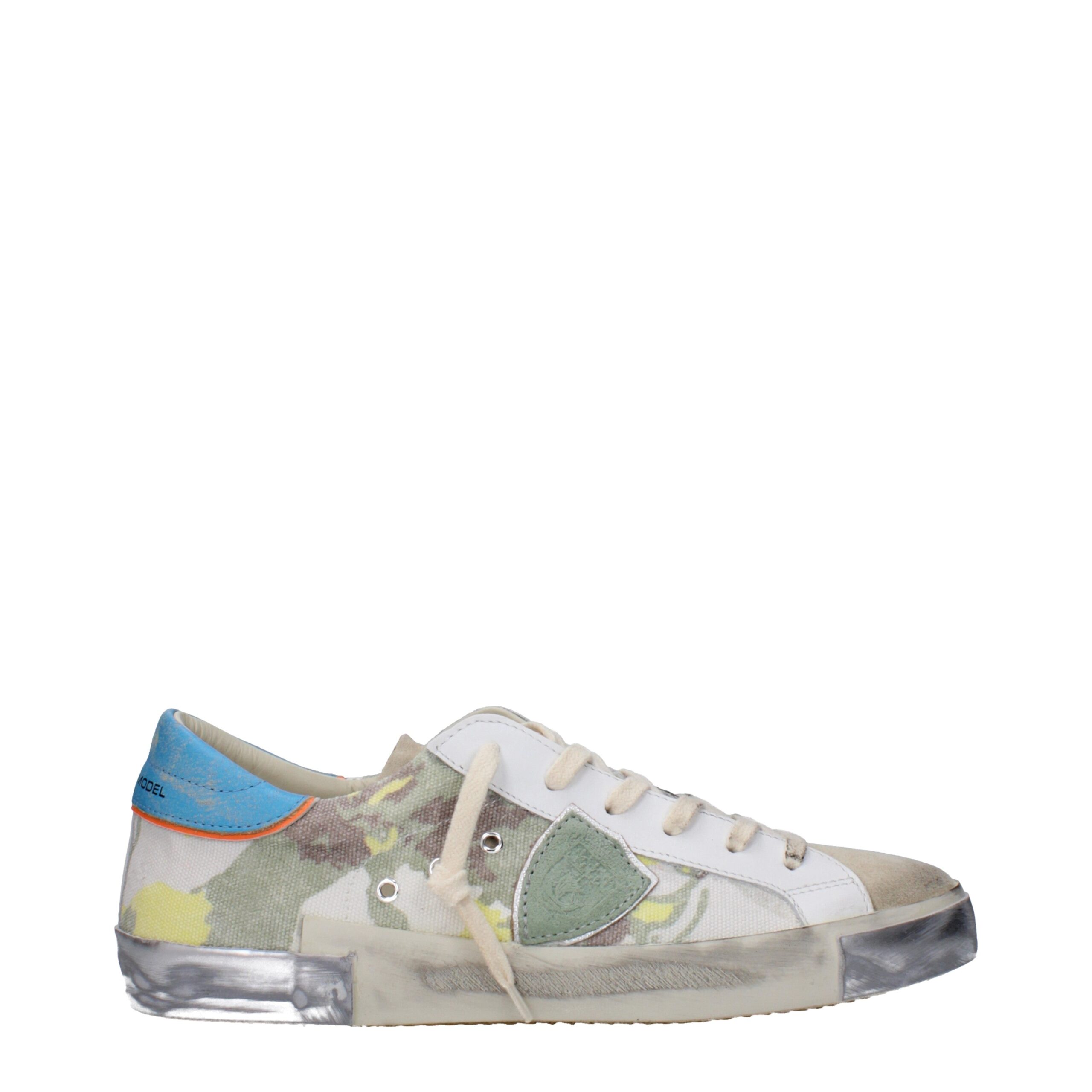 Multicolor Fabric Sneakers