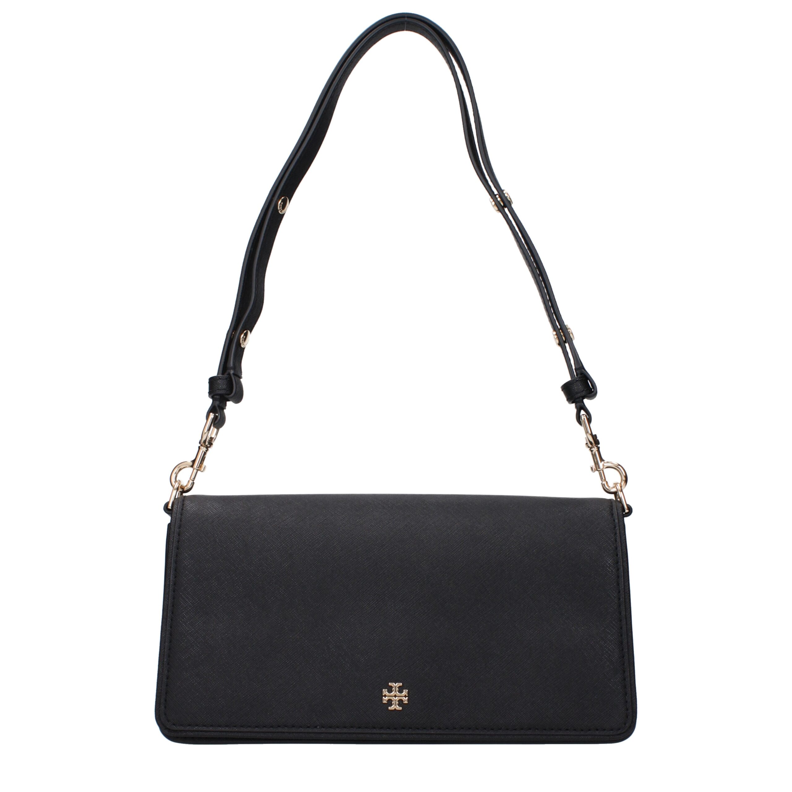 Black Leather Shoulder Bag