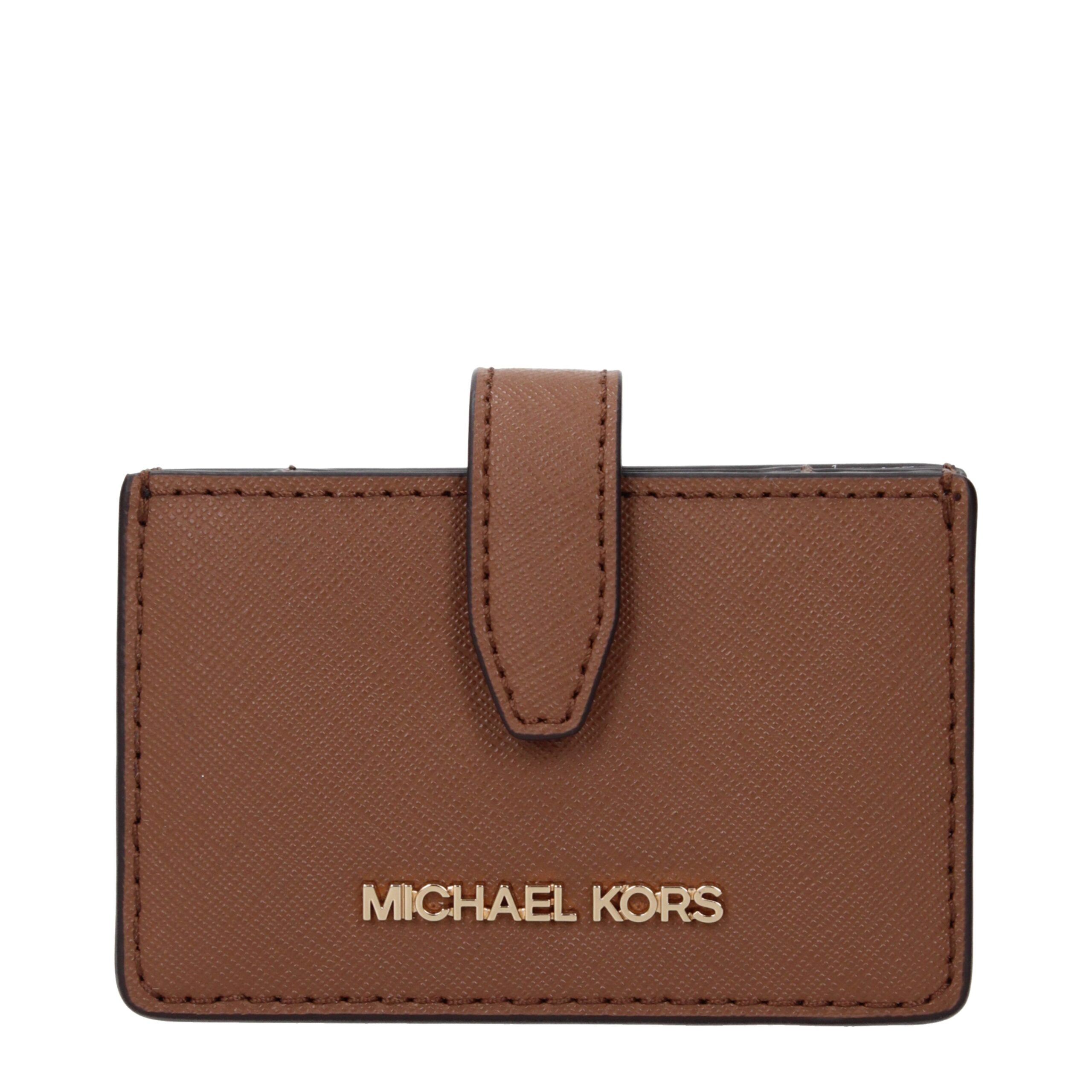 Brown Leather Cardholders