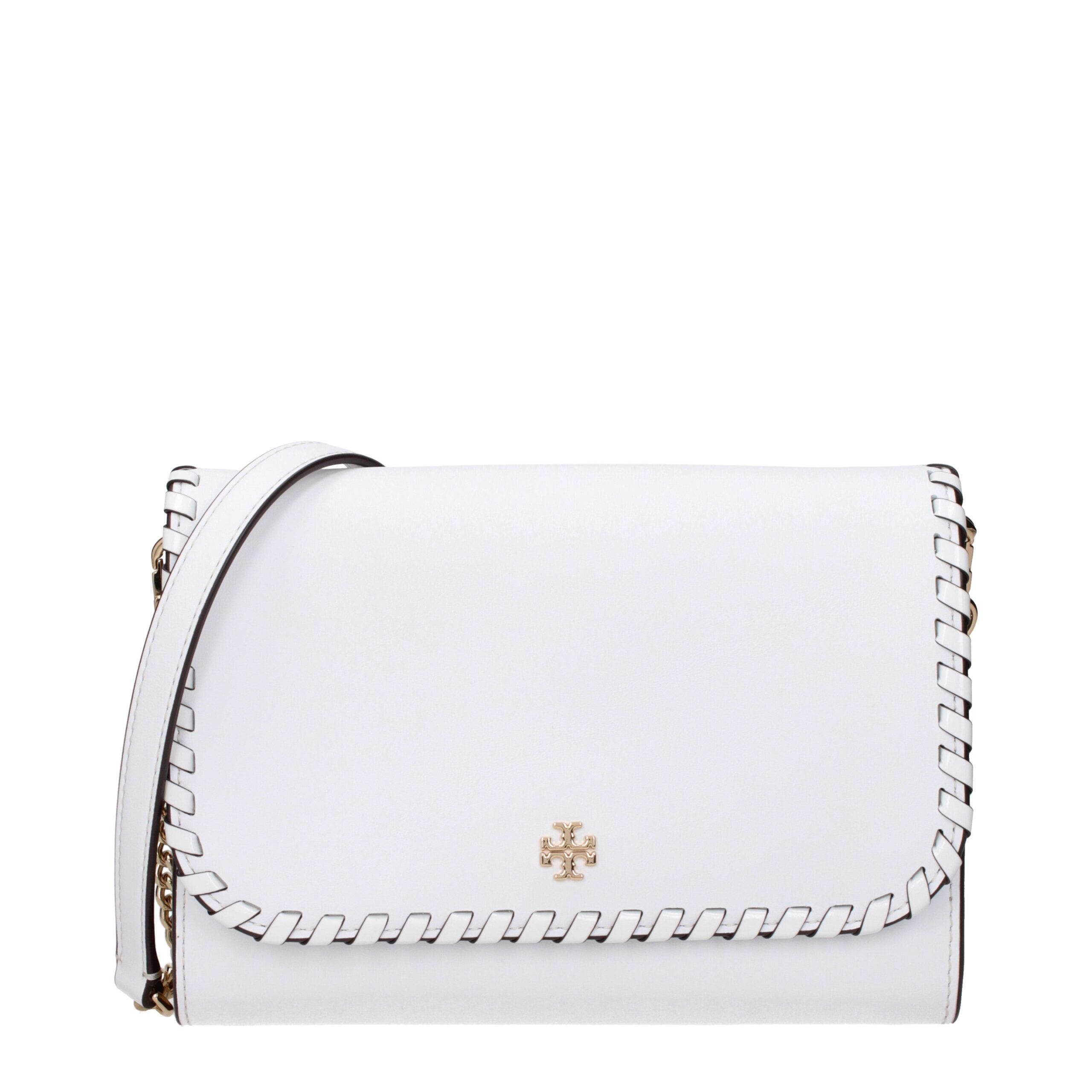 White Leather Clutch Bag