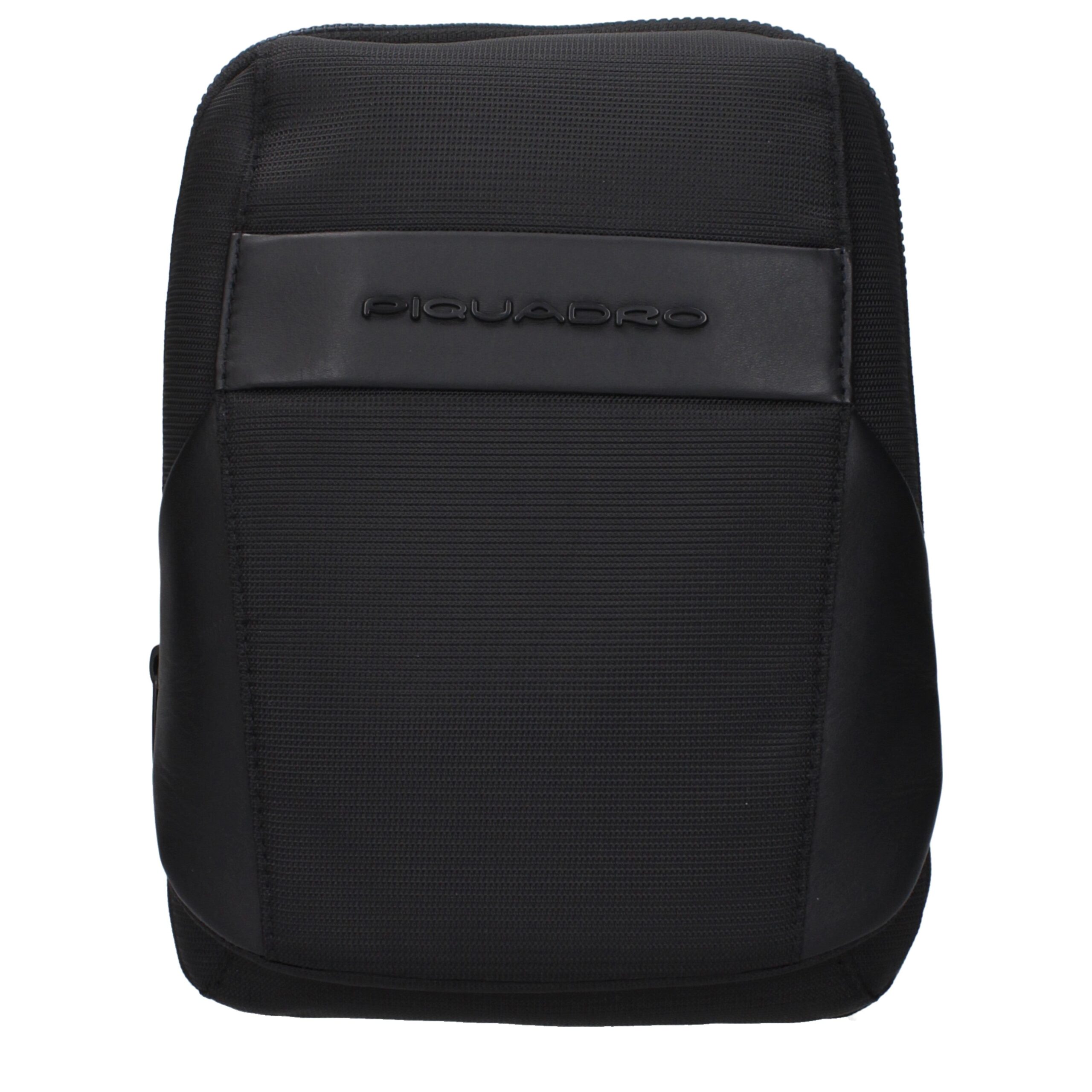 Black Fabric Crossbody Bag