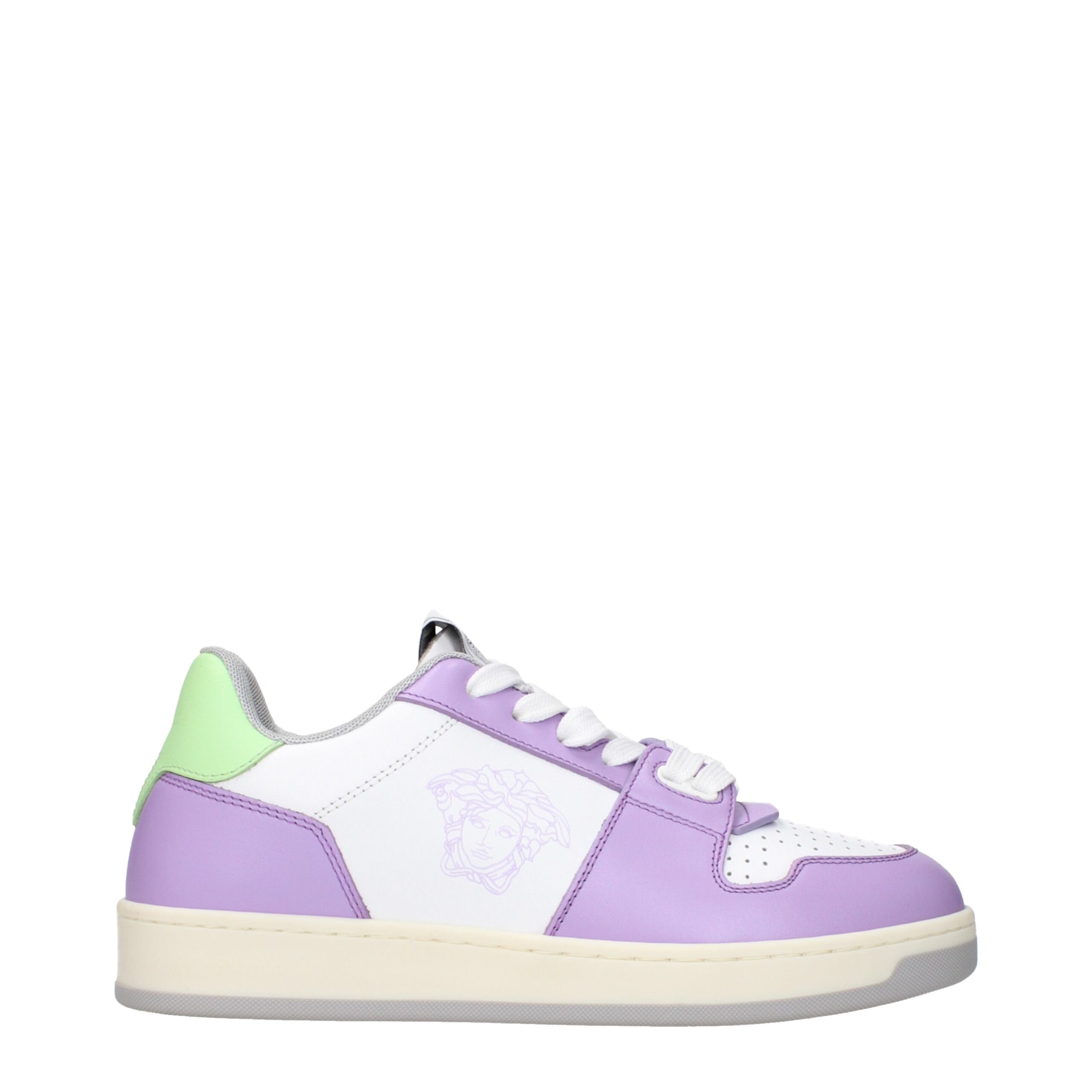 White Leather Low Tops