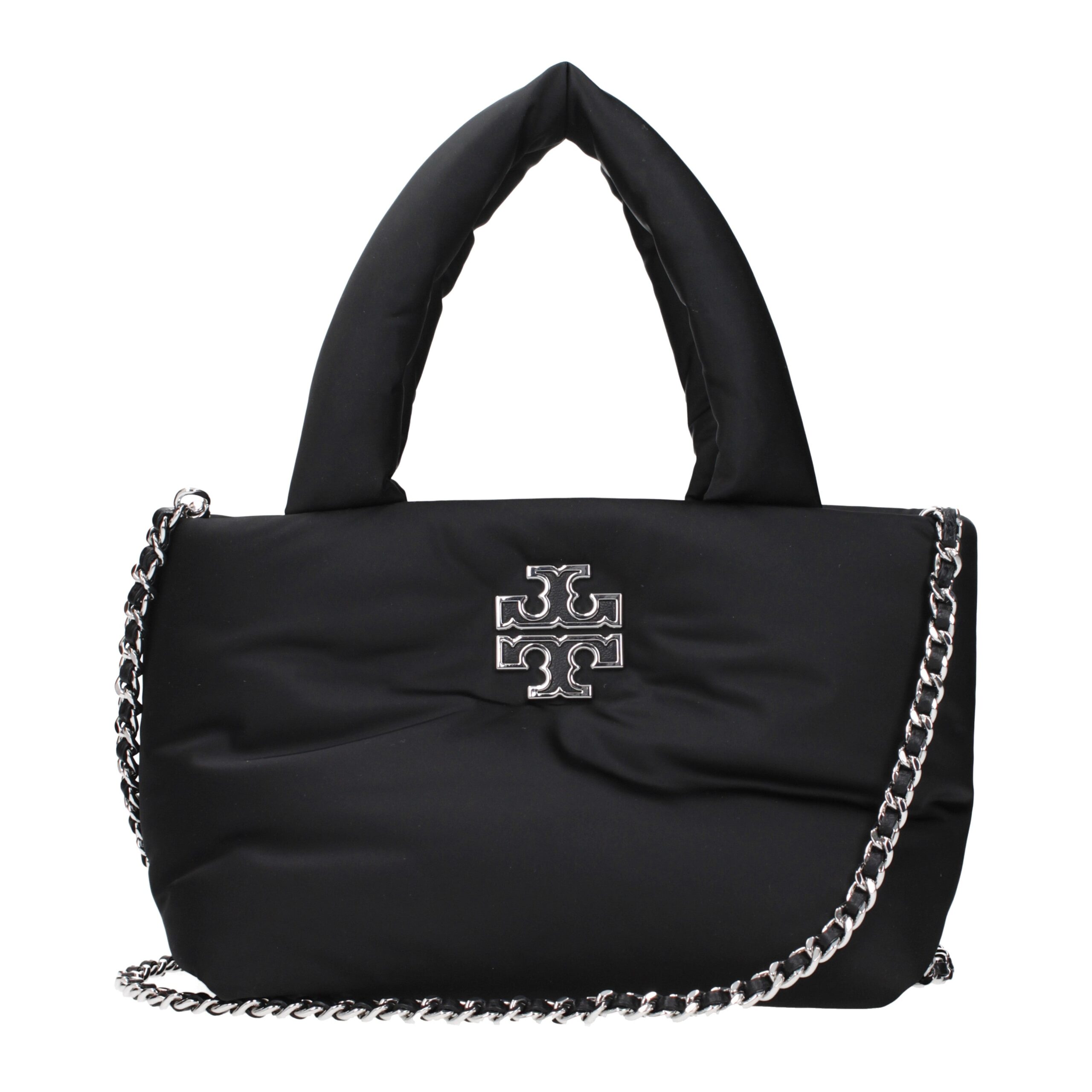 Black Fabric Handbag