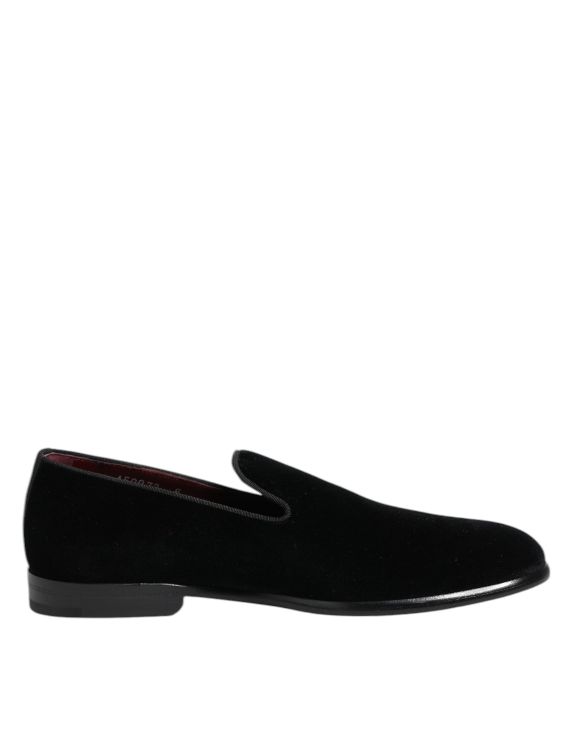 Black Velvet Loafers Formal Men Dress Shoes