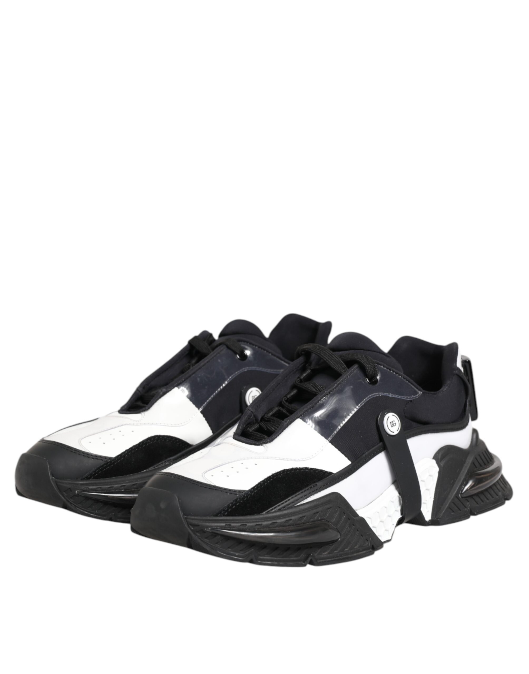 White Black Logo Airmaster Sneakers Shoes