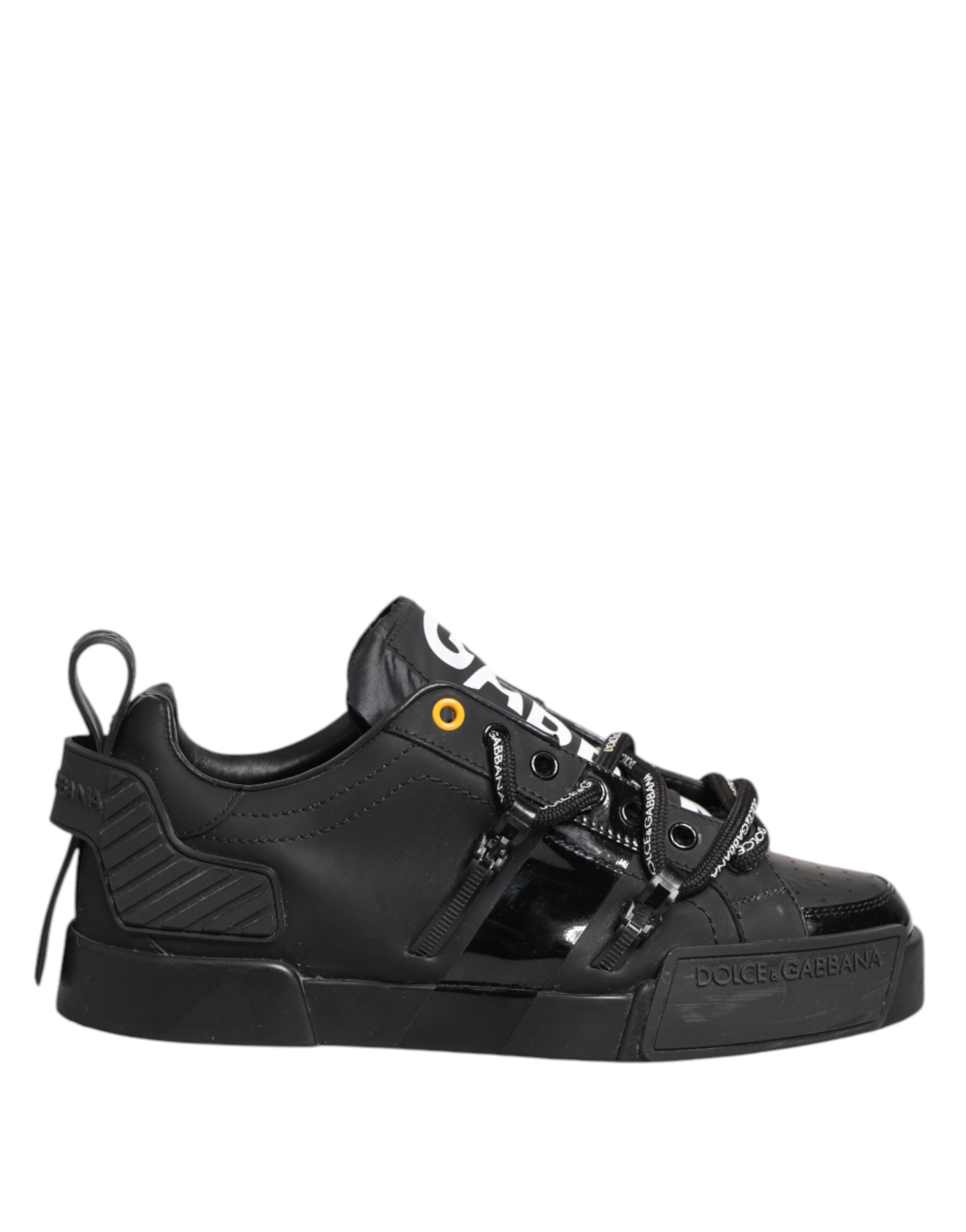 Black Portofino Low Top Men Sneakers Shoes