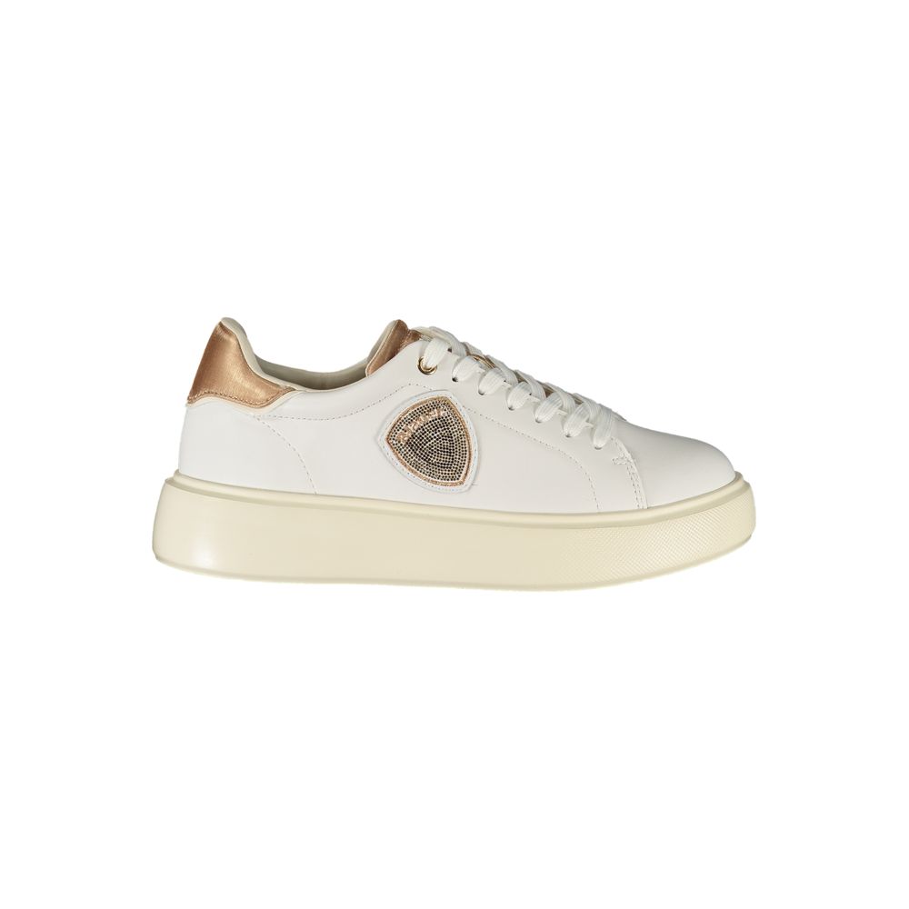 White Leather Women Sneaker