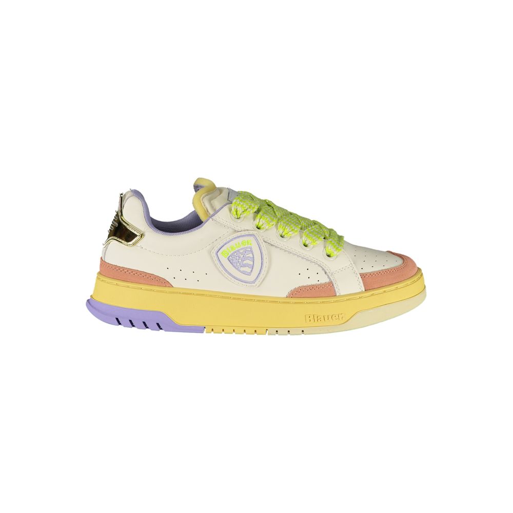 White Leather Women Sneaker