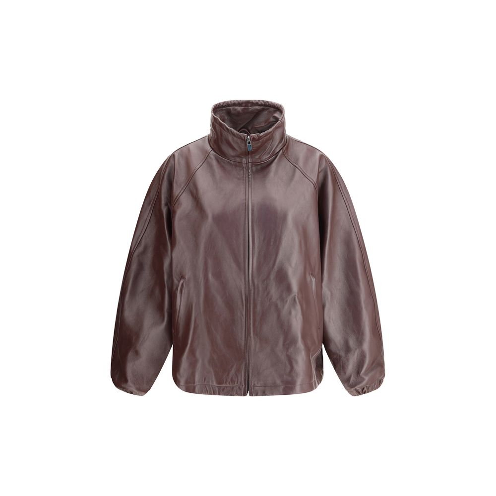 Oversized leather Jacket