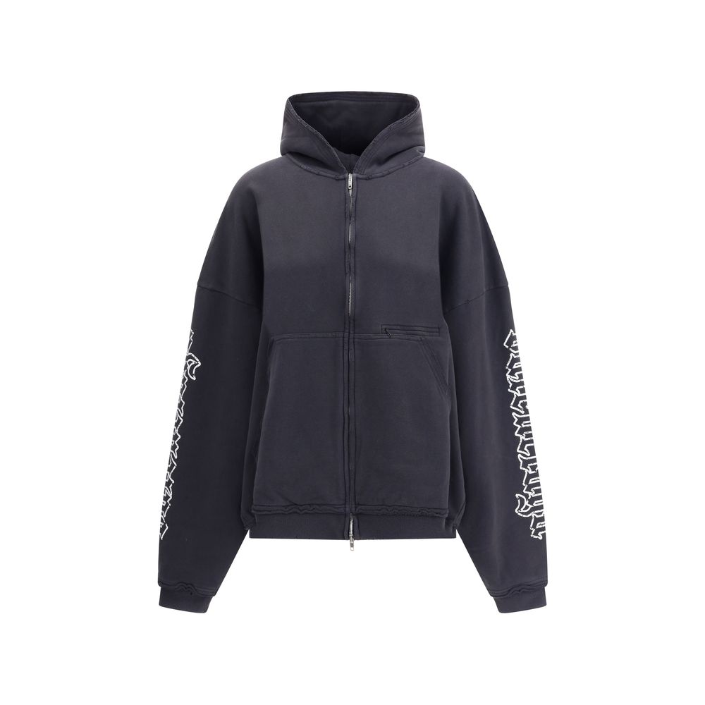 Blackletter script motif Hoodie