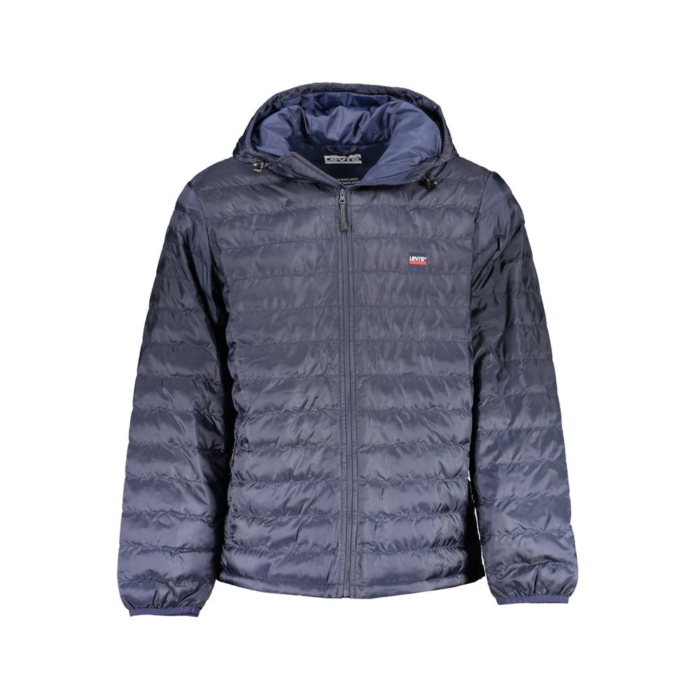 Blue Polyester Jacket