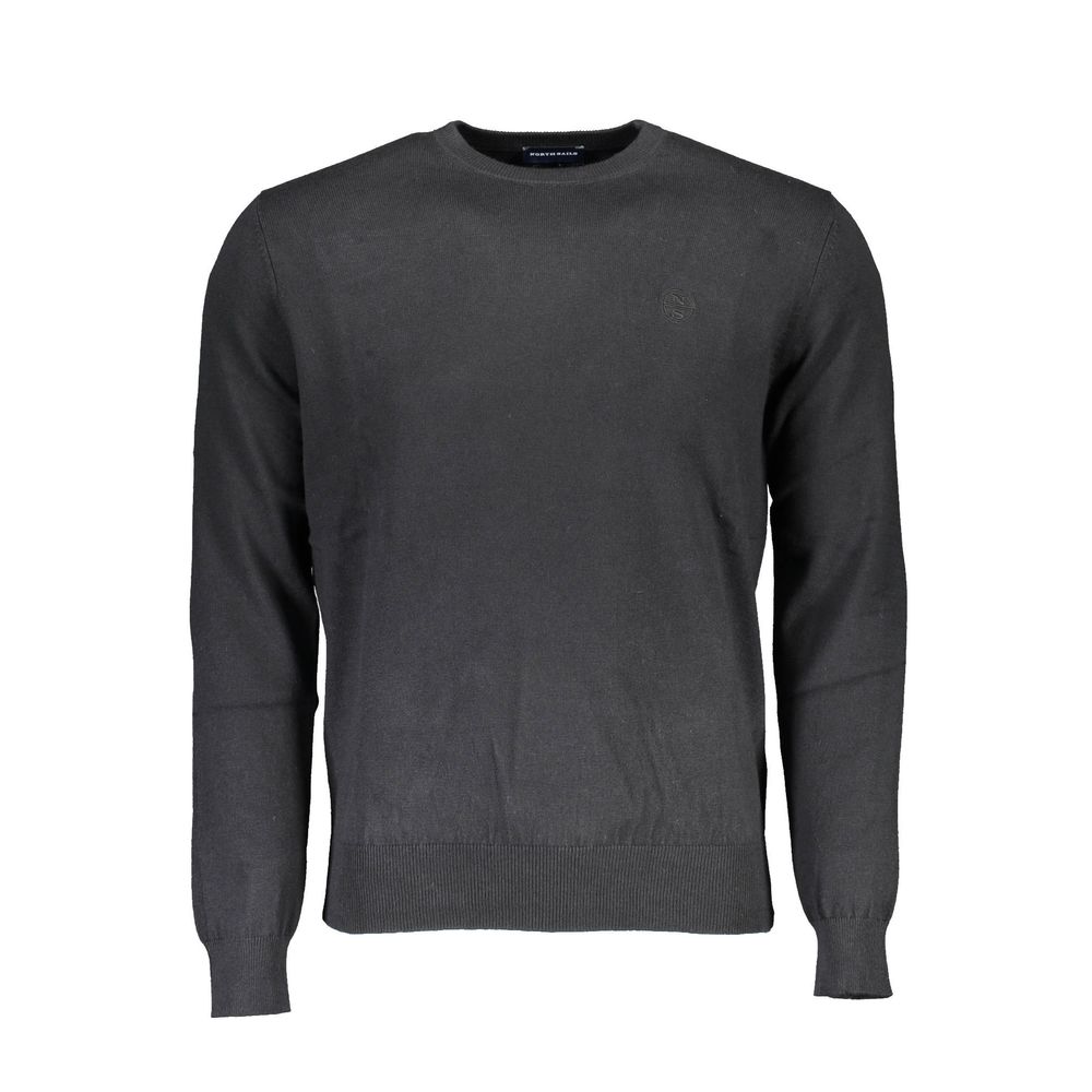 Black Cotton Sweater