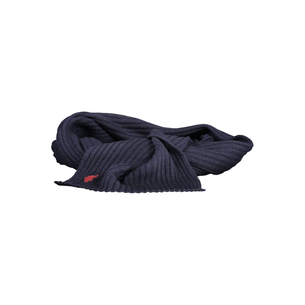 Blue Wool Scarf