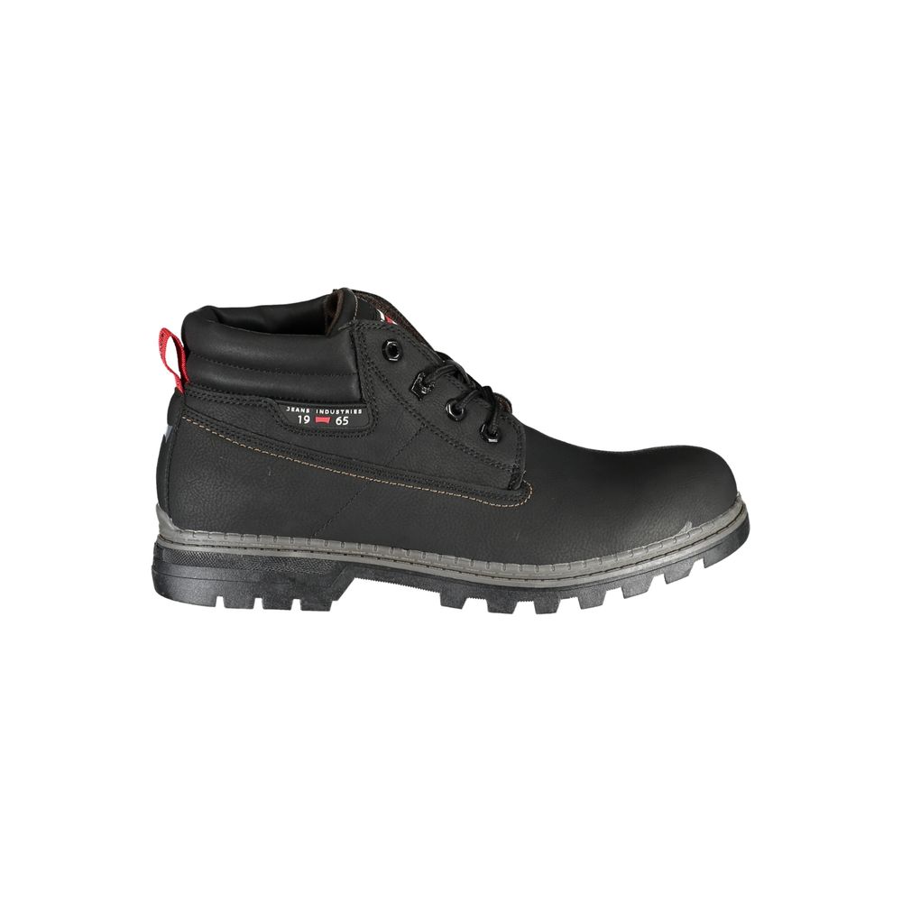 Black Polyester Ankle