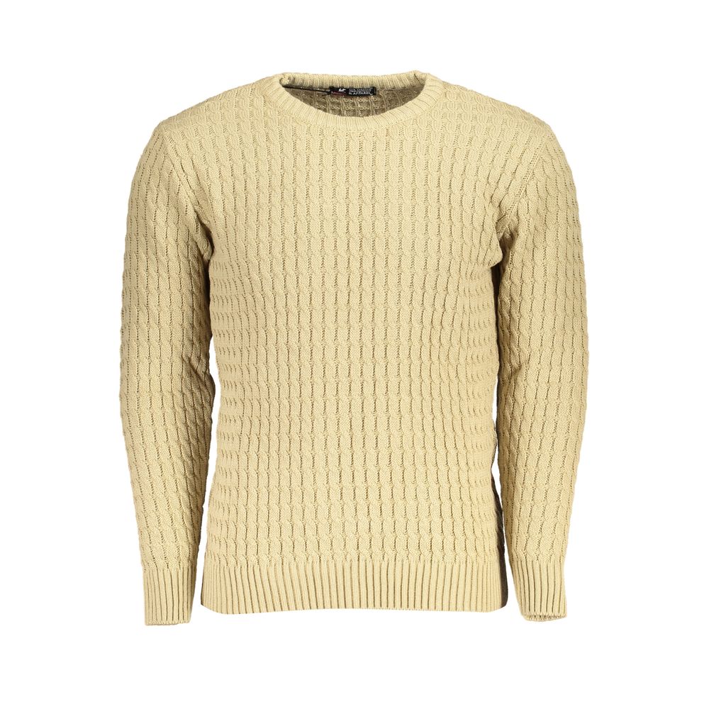 Beige Fabric Sweater