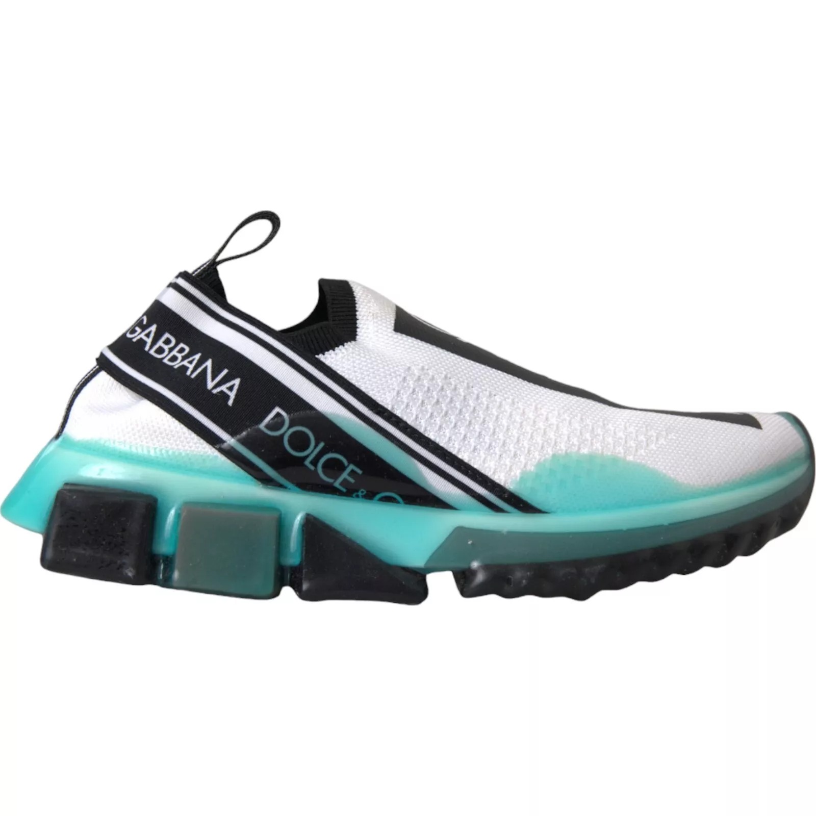 Black White Blue Slip On Sorrento Sneakers