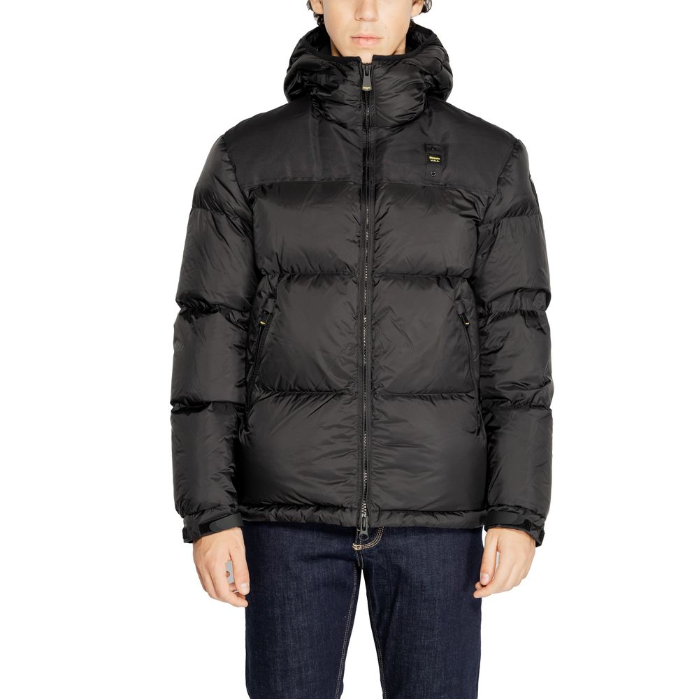 Black Polyamide Jackets & Coat