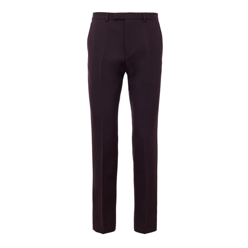 Bordeaux Wool Dress Pants