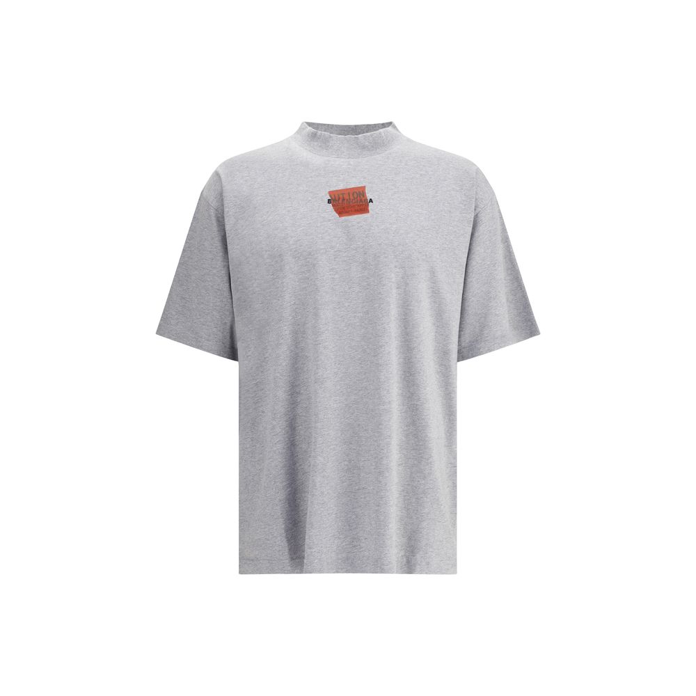 T-Shirt with taped Balenciaga back motif