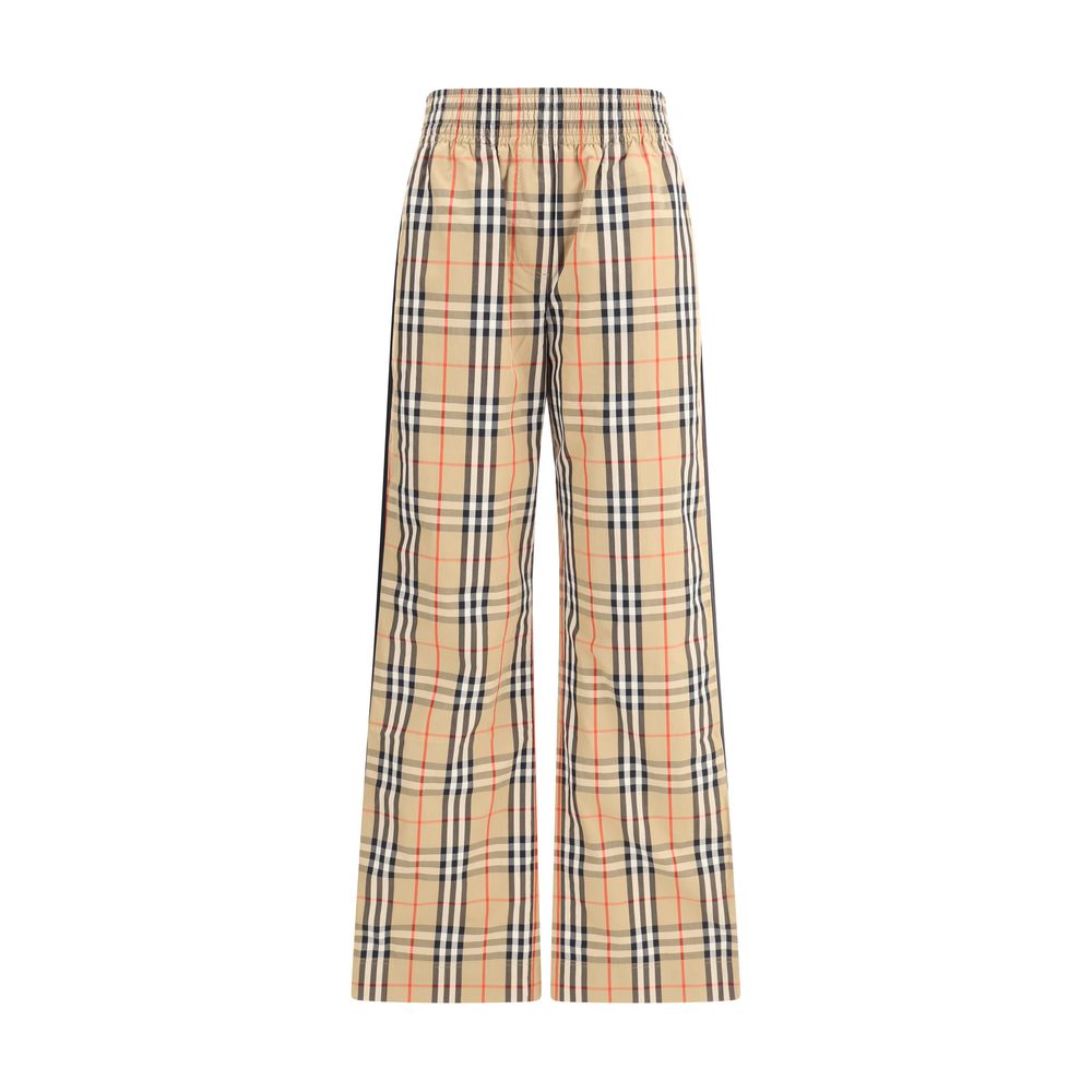 Check cotton Pants