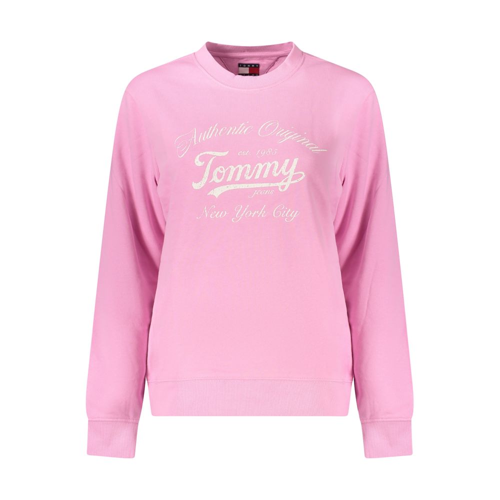 Pink Cotton Women Sweater