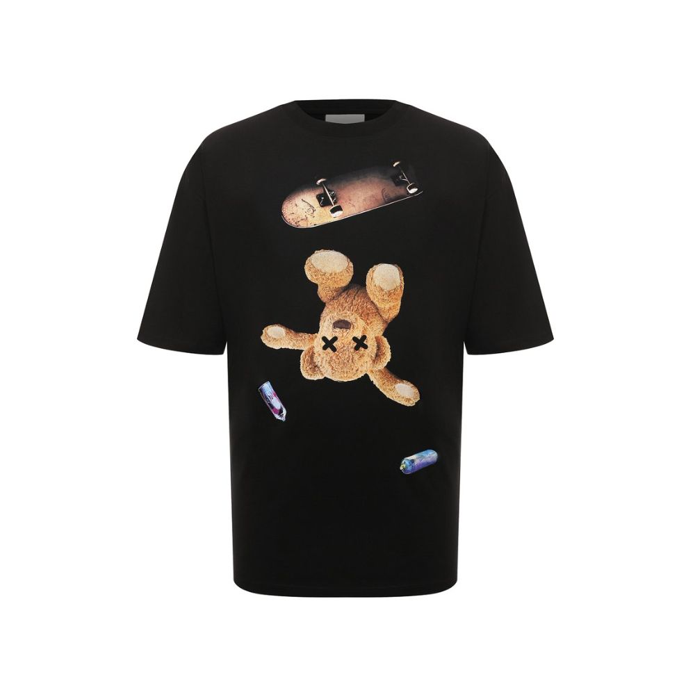 Black Cotton T-Shirt