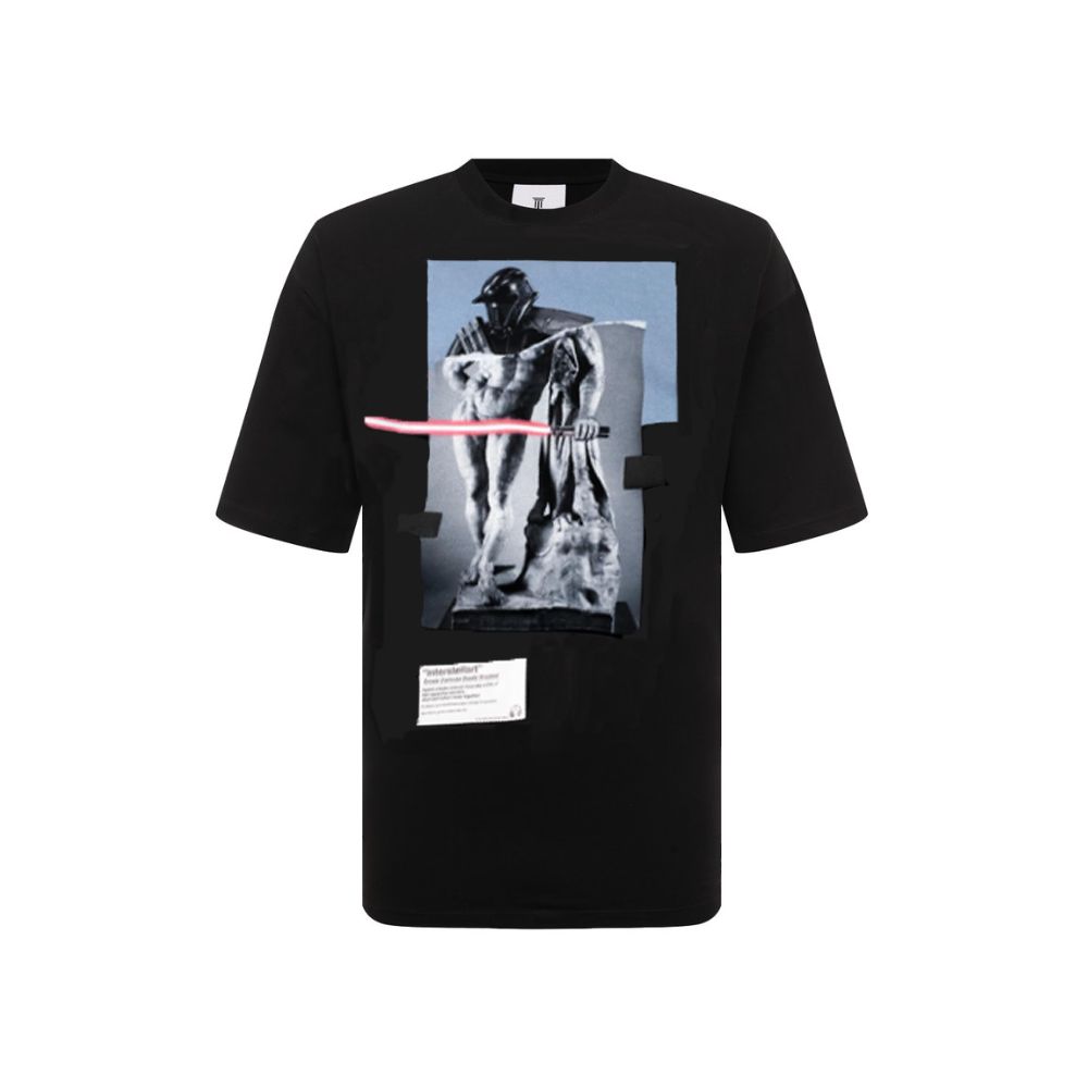 Black Cotton T-Shirt